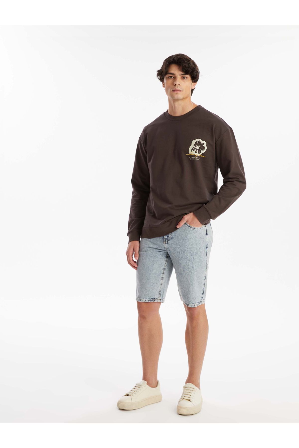 LC Waikiki Męskie Spodenki Jeansowe – Krój Standardowy Mężczyzna - 29