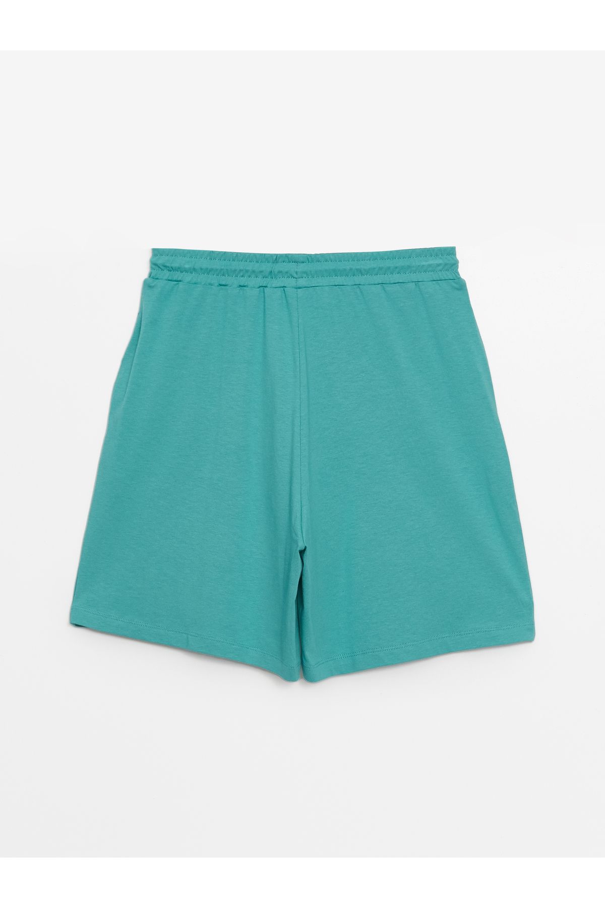 LC Waikiki-Pantaloni scurți drepti pentru damă - cu talie elastică 2
