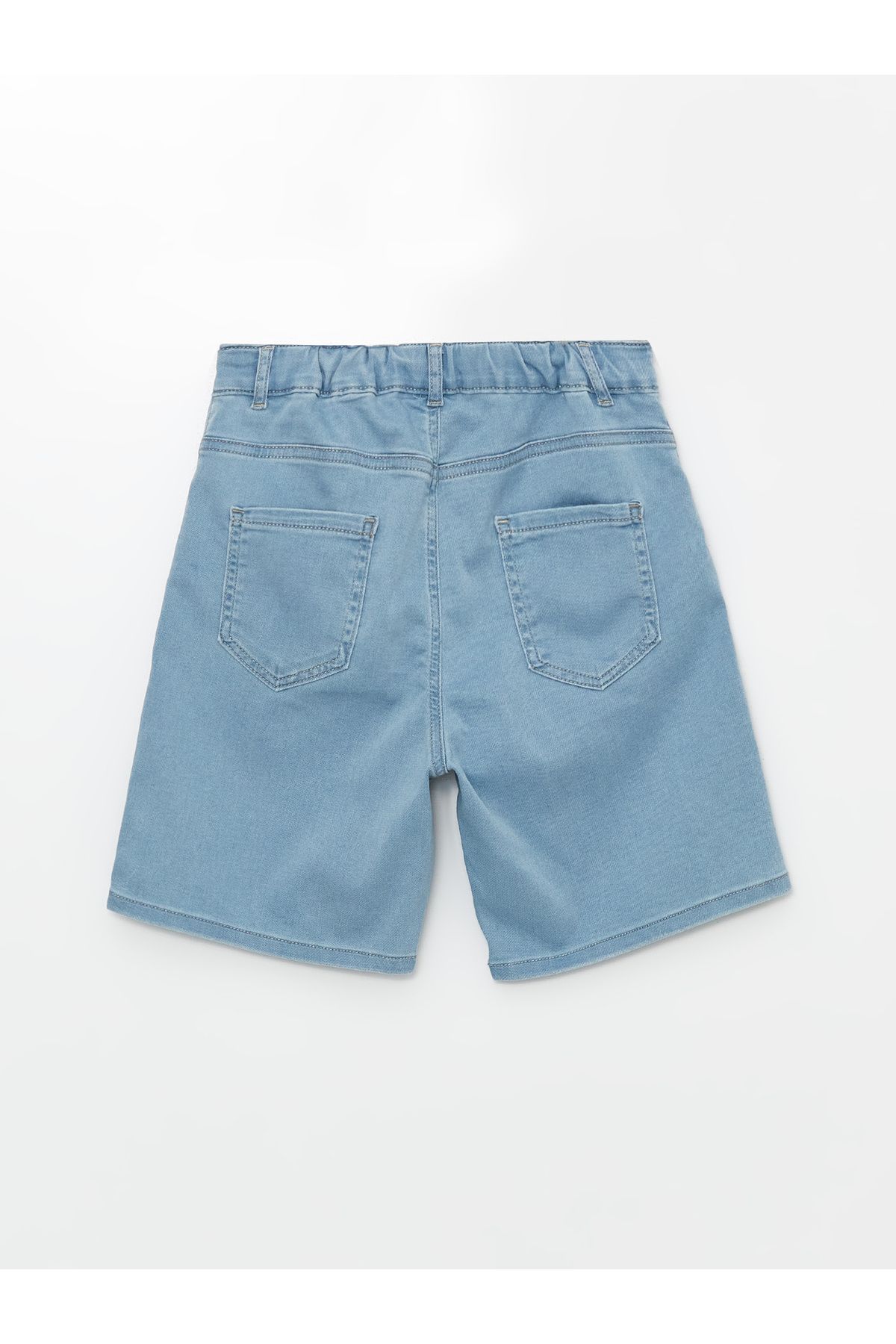 LC Waikiki-Boy's Jean Shorts - Comfortable Fit and Elastic Waist 2