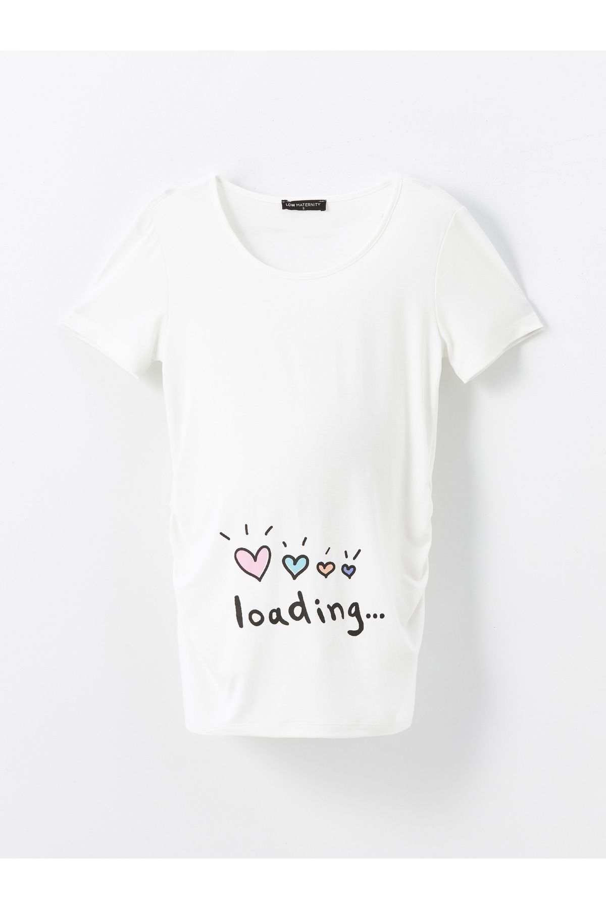 LC Waikiki-Maternity T-Shirt - Crew Neck, Printed, Short Sleeve 6