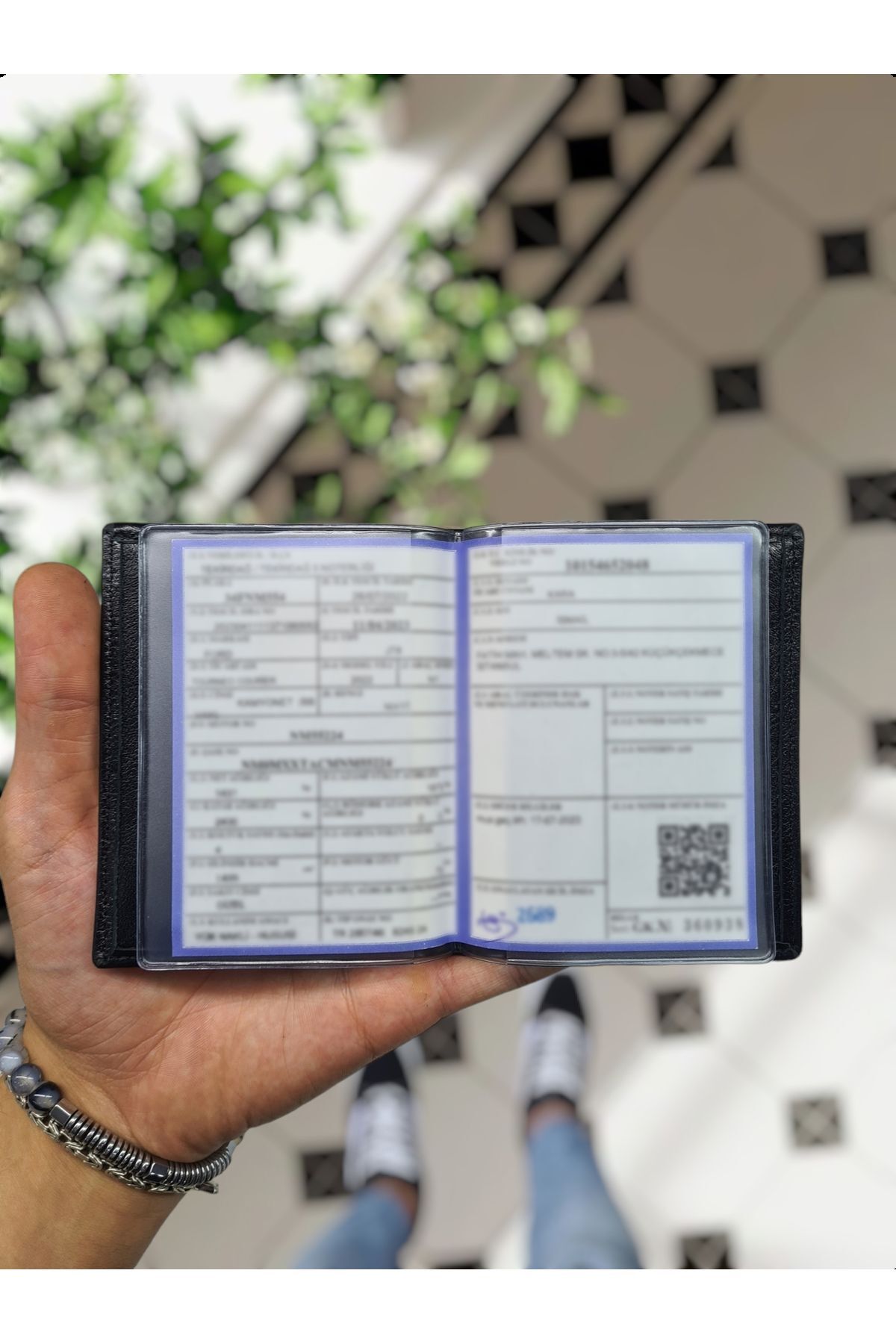 کیف پول مردانه مشکی VİSSO | 1904 HONDA  uyumlu KILIF اورجینال - تصویر 4