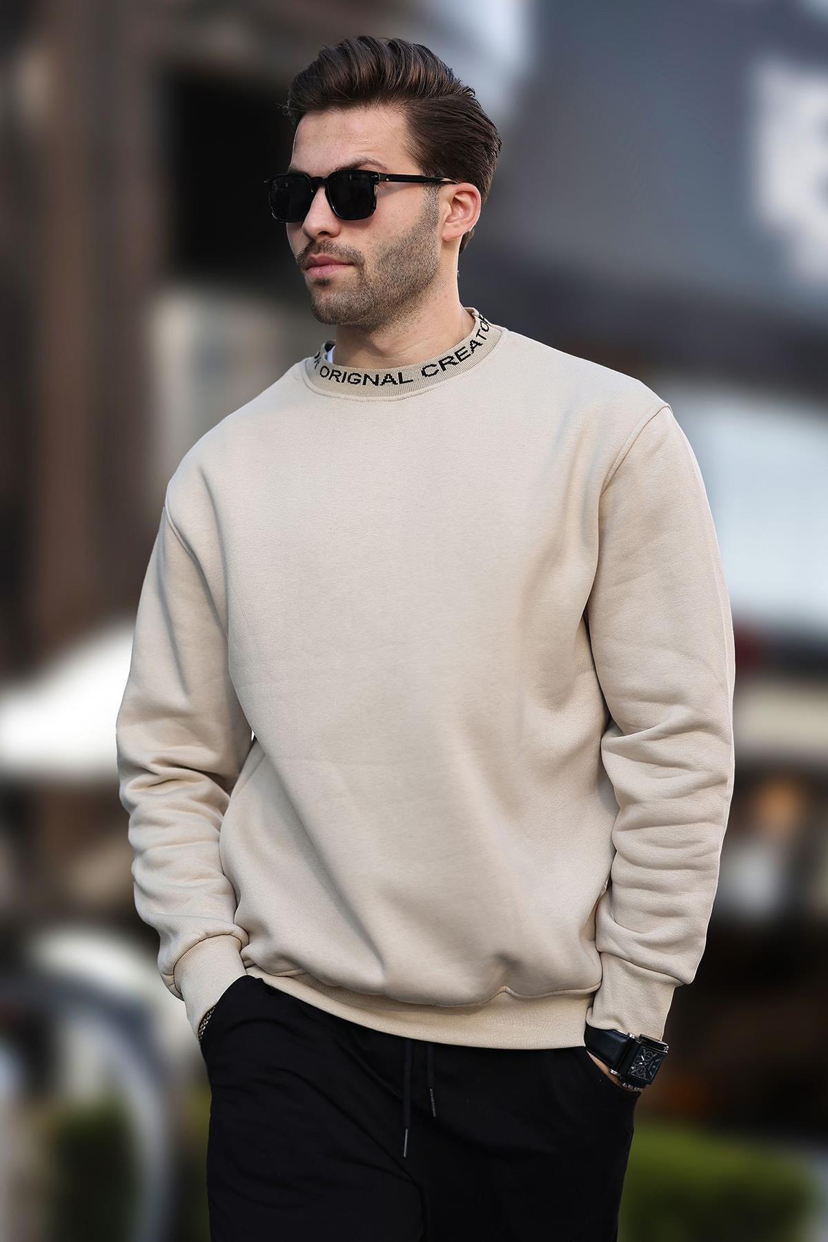 سویشرت مردانه یقه مشکی