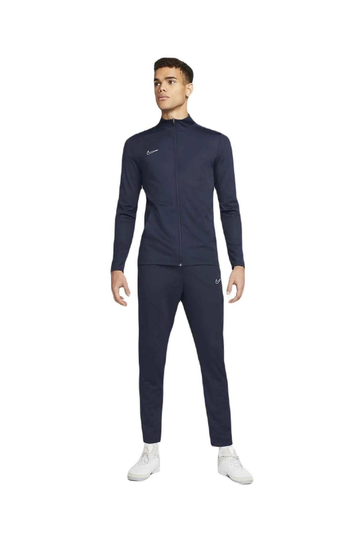 Nike Sports Sweatsuit Set Dark blue Fitted Trendyol