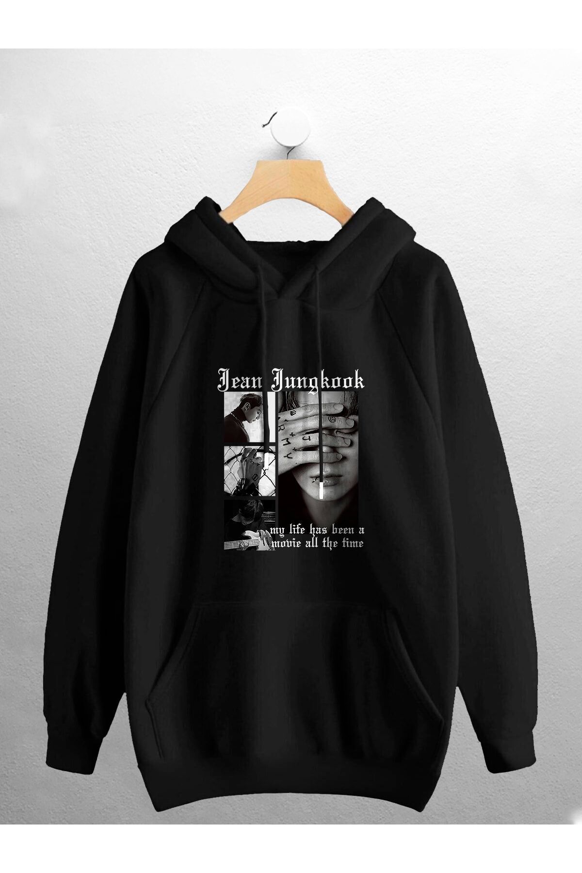 macklin Unisex Women Men Jean Jungkook Bts Printed Sweatshirt Trendyol