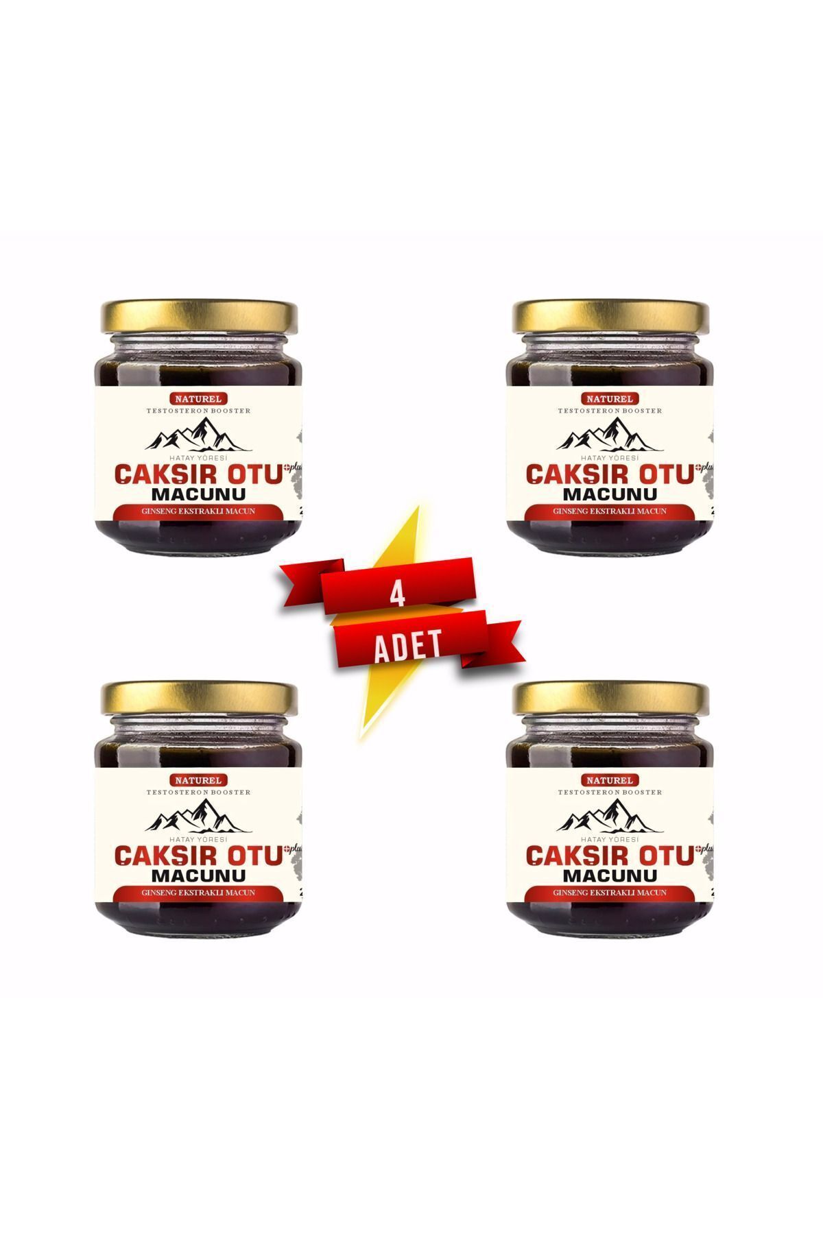 Hatay Yöresi Çakşır Otu Macunu Plus 4 LÜ (4 X 240 GR)