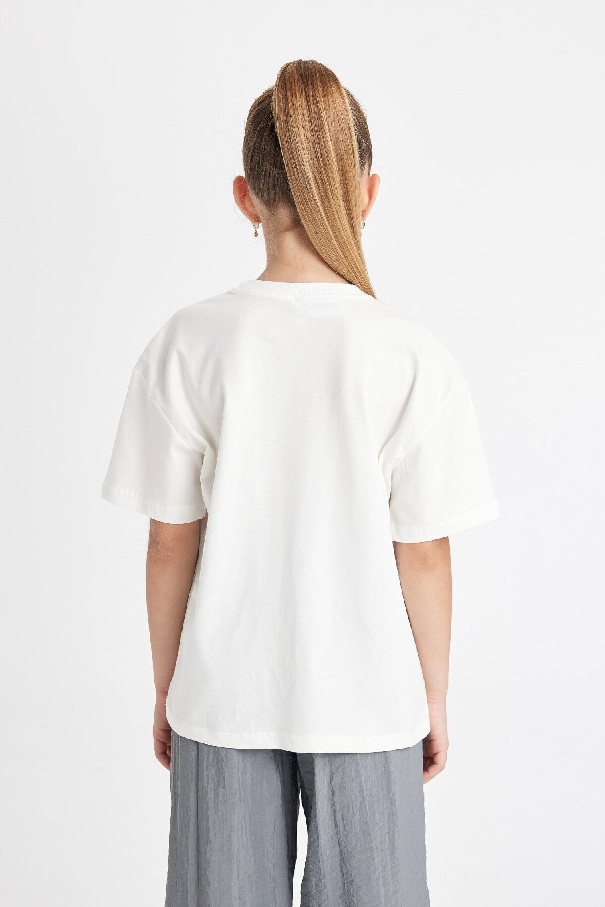 تی شرت دخترانه دفاکتو | C5949A824HS Defacto - Image 4