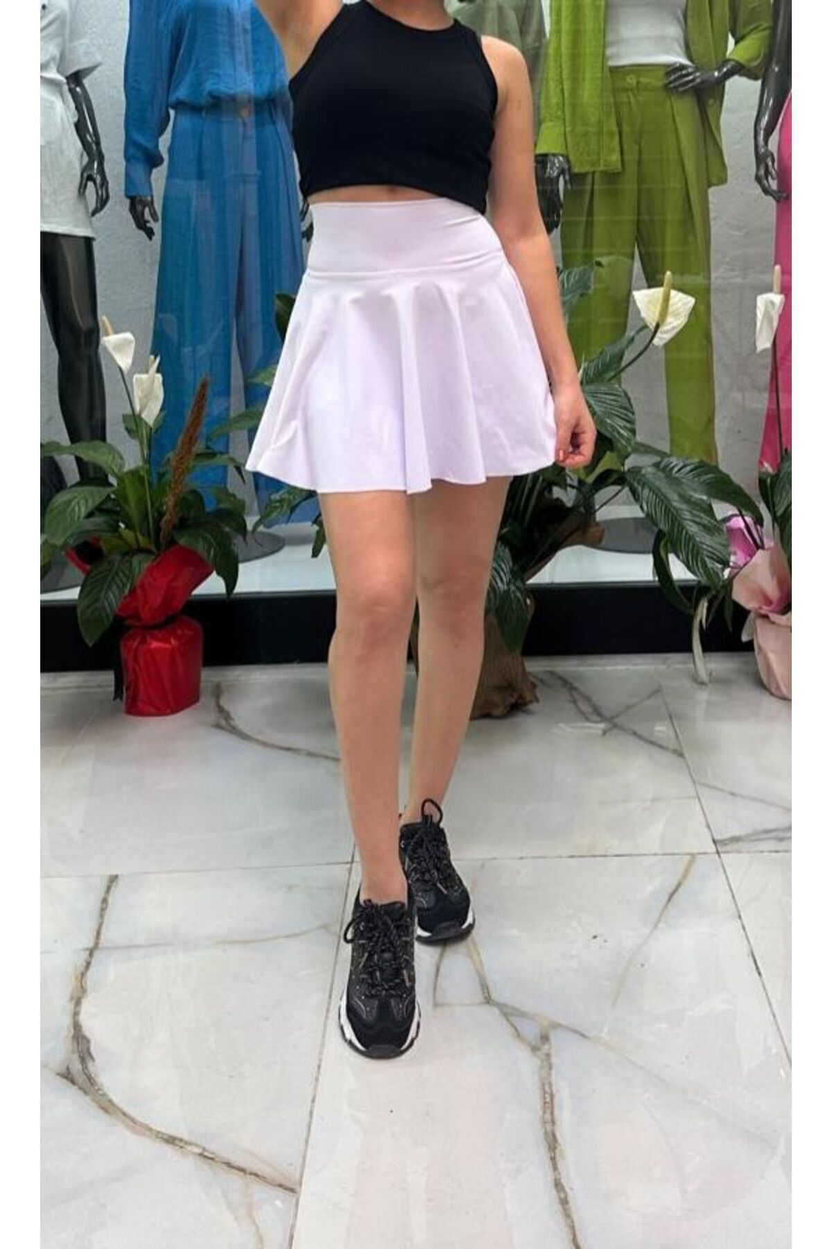 Matris Home Şortlu Valonlu Etek