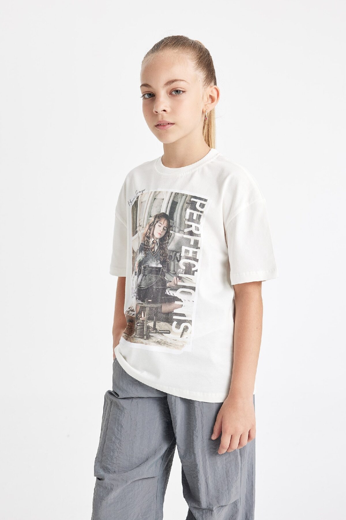 تی شرت دخترانه دفاکتو | C5949A824HS Defacto - Image 3