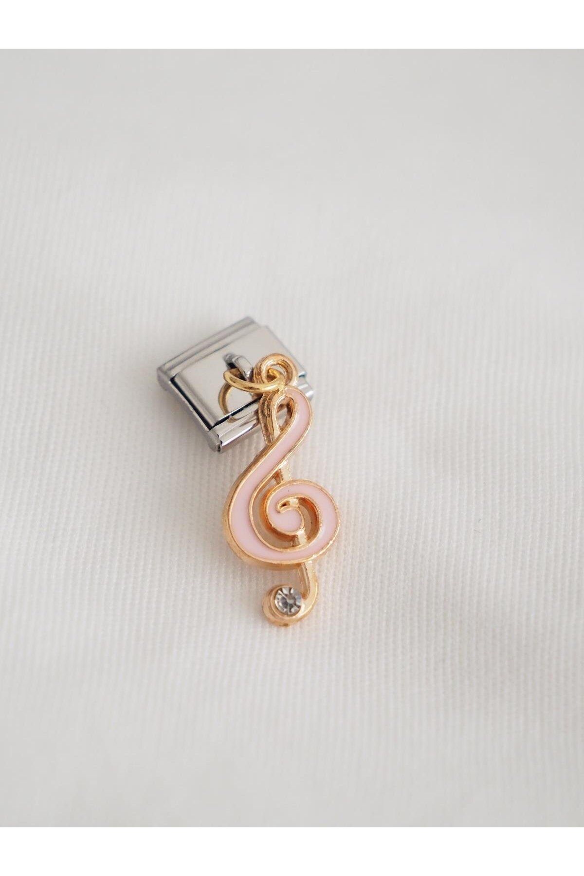 Planet Butik-Italian Charm - Pink Dangle Left Switch 1