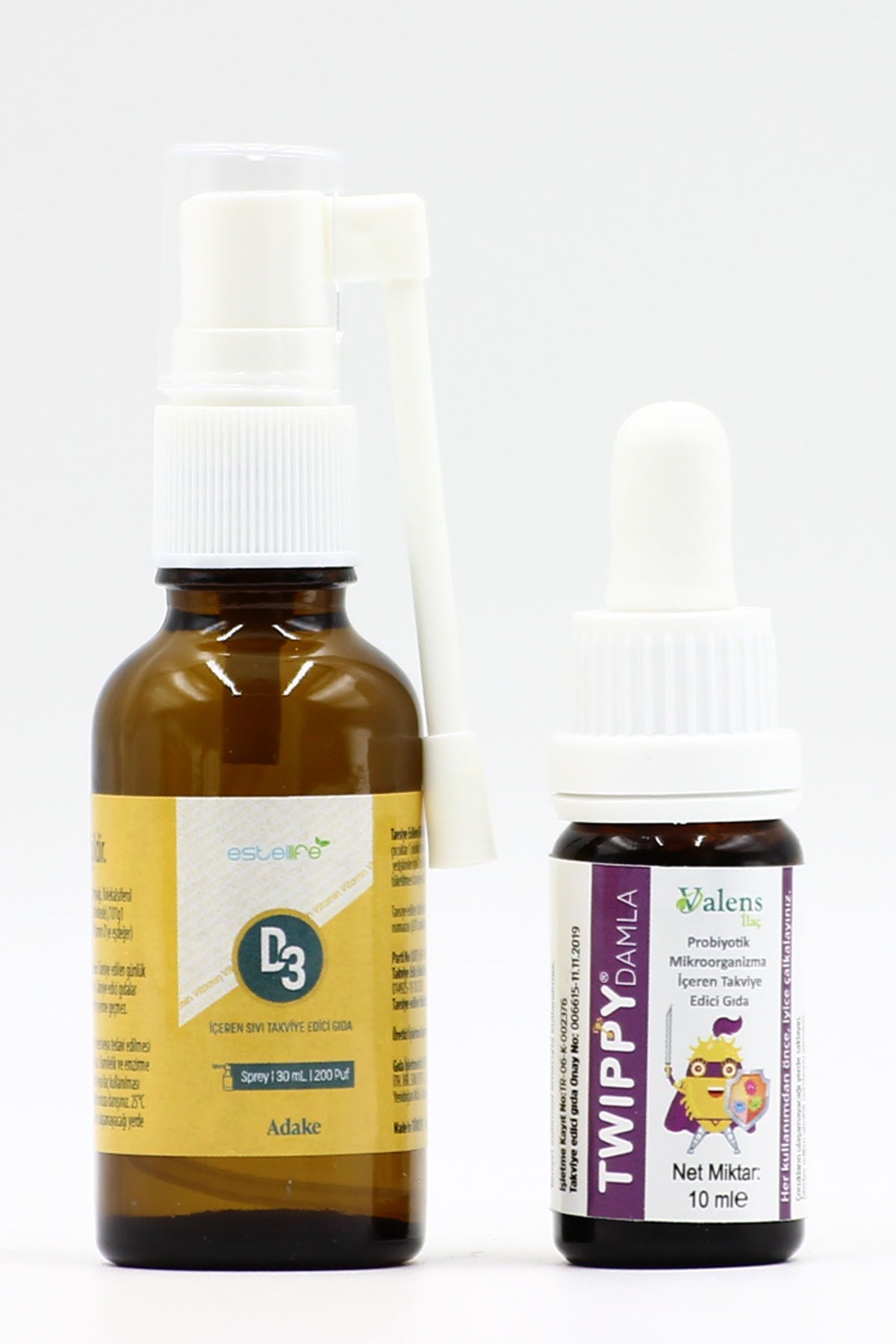 estellife Twippy Probiyotik Damla 10ml D3 Vitamin Sprey 30ml | 200 Puf
