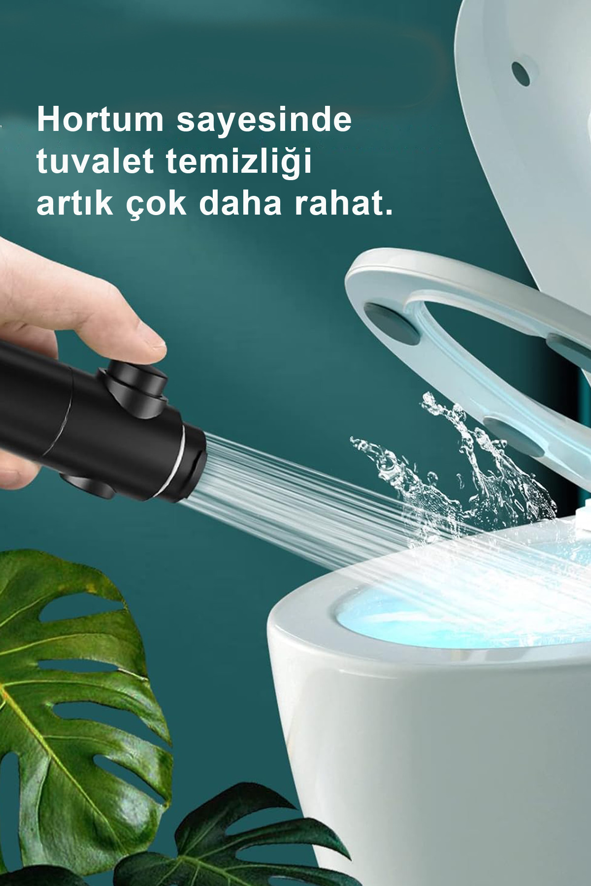 Factorial 5 Fonksiyonlu Duş Başlığı Seti Su Tasarruflu Banyo Fiskiyesi Askılı Duş Hortumu Bebek Çocuk Yıkama fotoğrafı 7 (önizleme)