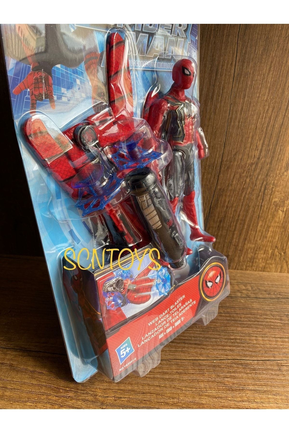 scntoys-Spiderman Web Shooter Gloves+Spiderman Figure Toy 3