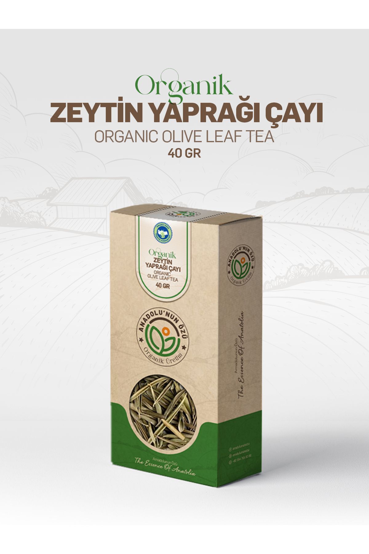 Organik Zeytin Yaprağı Çayı ''40gr''