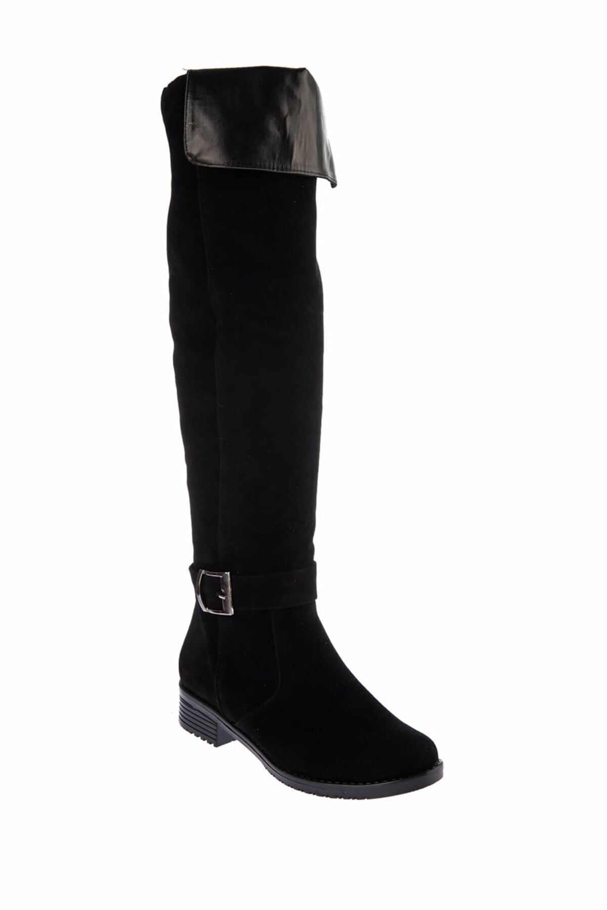Fox Shoes-Cizme negre de damă E726561802 2