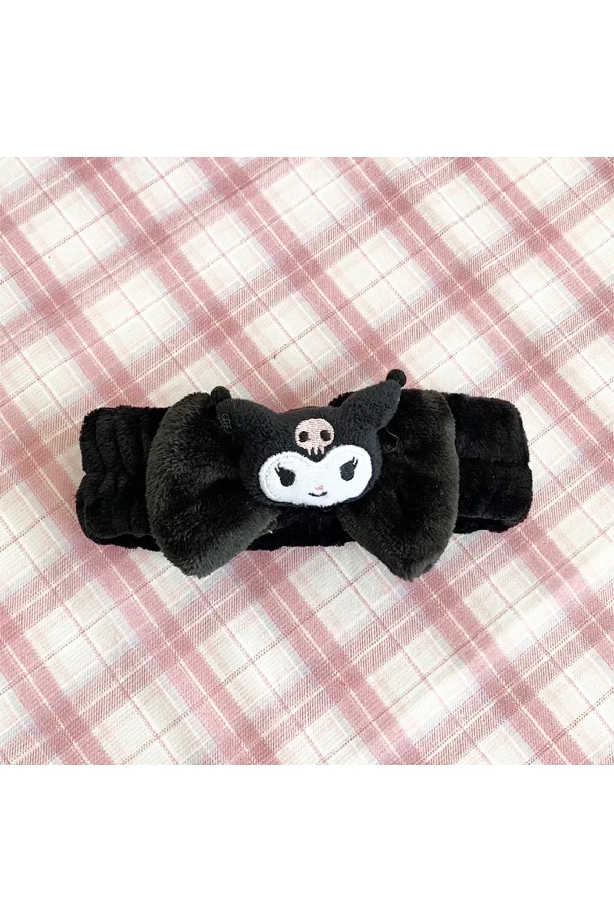 Bandana Peluş 1 Adet Sevimli Anime Sanrio Kuromi Saç Çember Ve Kafa Bandı