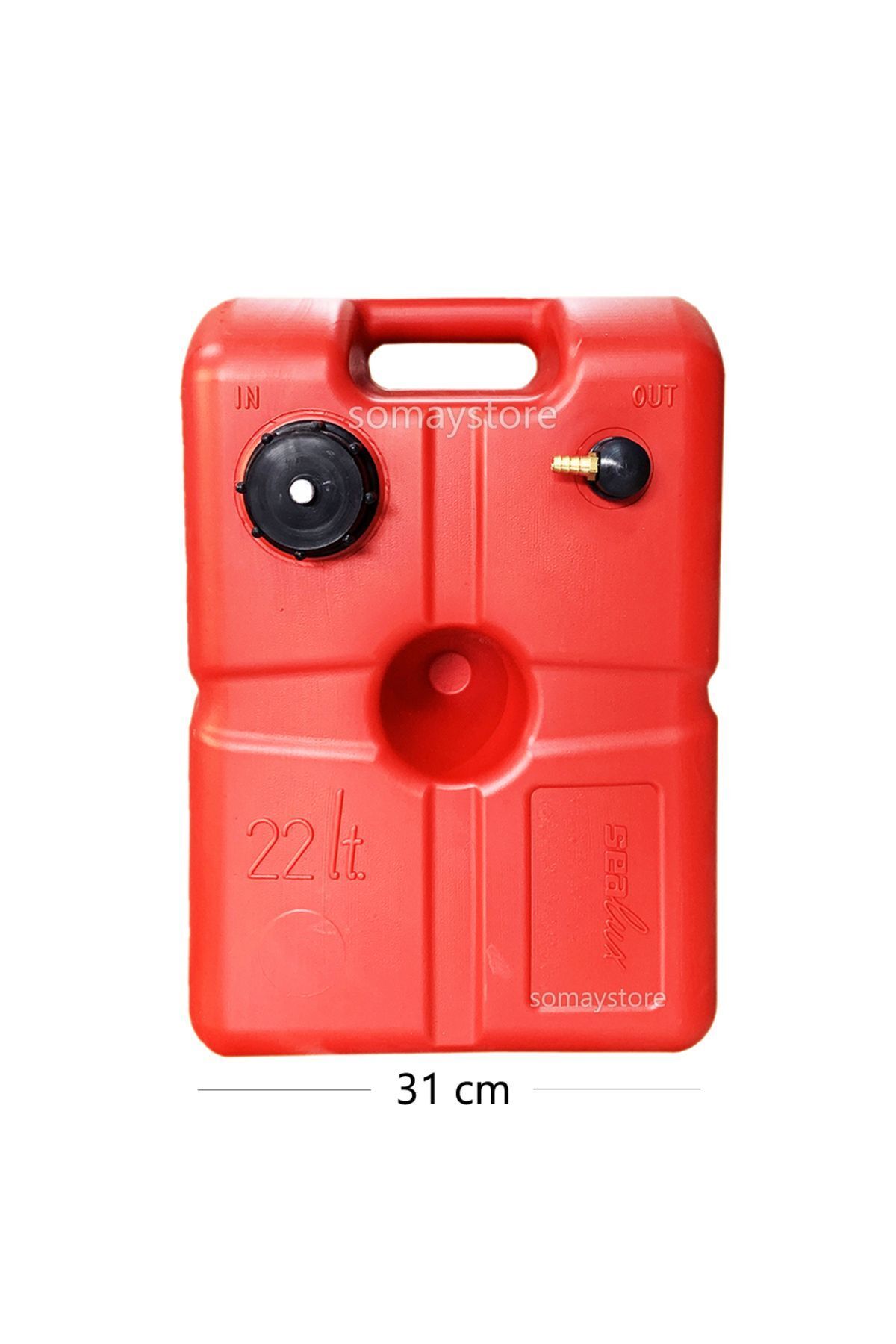 Somay Store Tekne Yakıt Tankı Yakıt Deposu 22 Litre 31 X 24 X 45 Cm Sealux