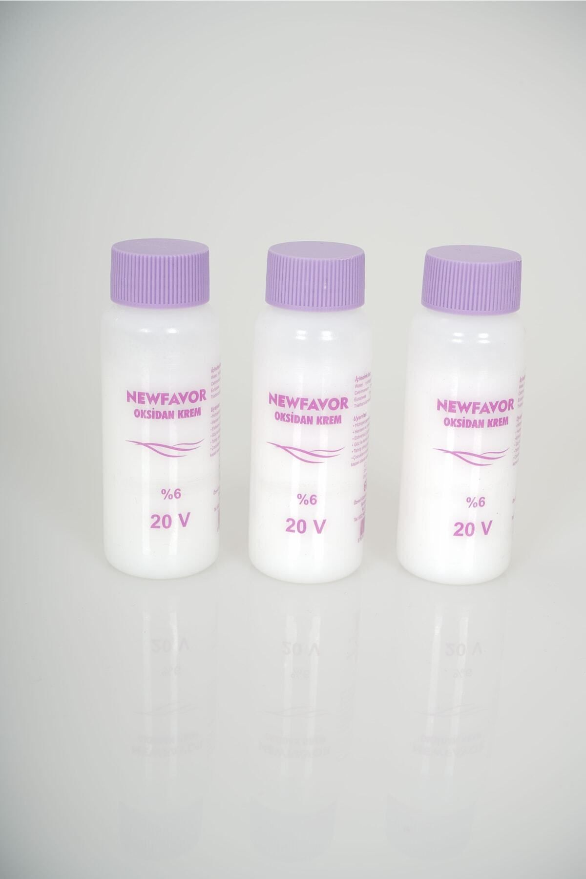GÜNEŞ GRUP Newfavor 20 Volum Oksidan 60 Ml Saç Boyası Oksidanı 3lü