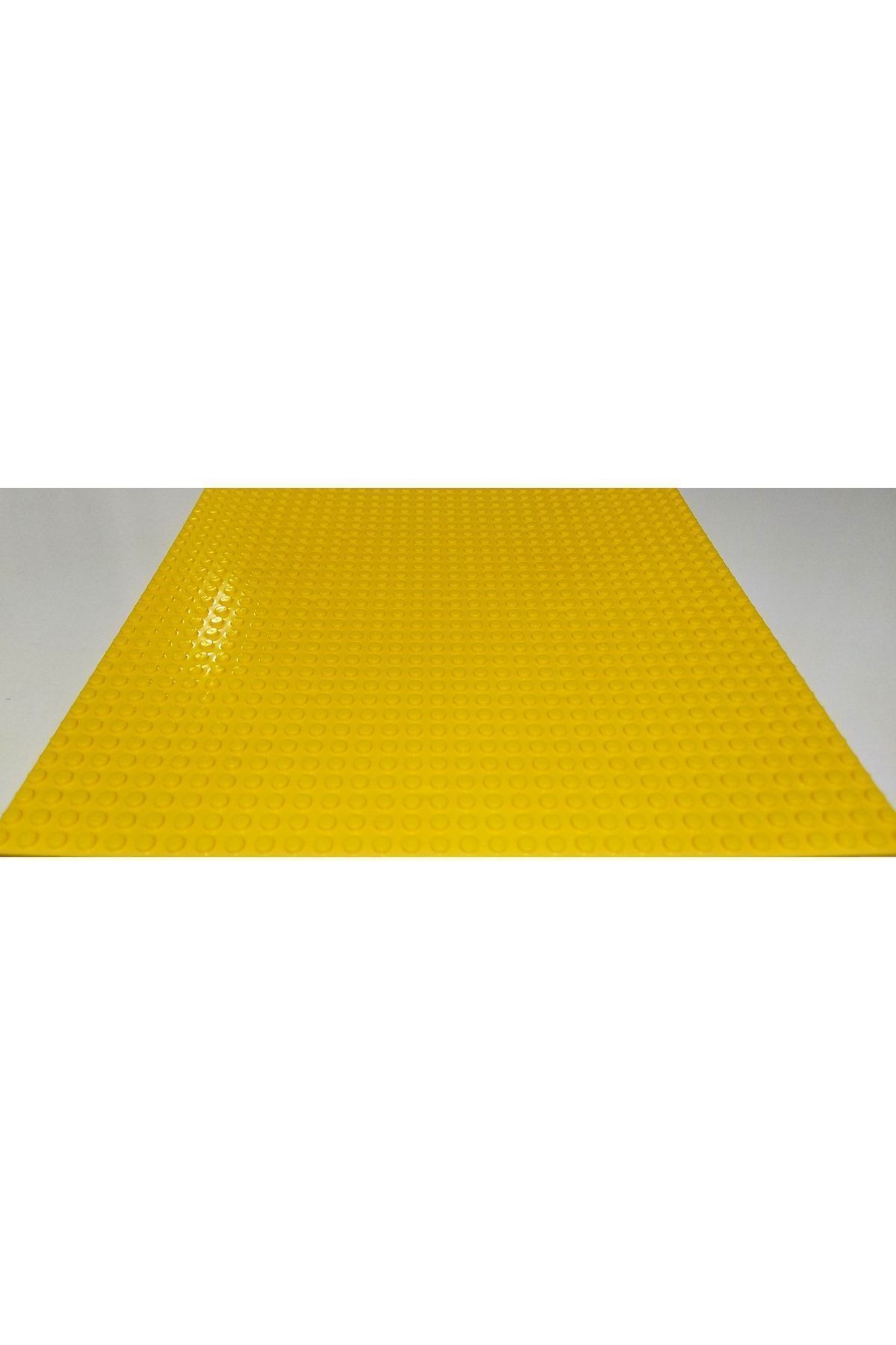 کفپوش انعطافپذیر با اسباببازی ساختنی زرد 30X30- | 24.3 سانتیمتر