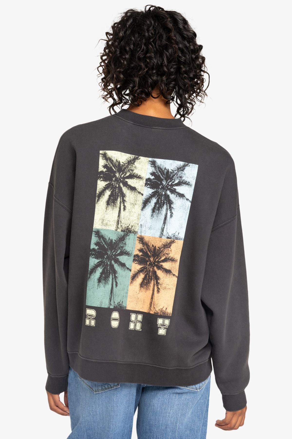 Roxy-Hanorac Pullover pentru femei - 55% Algodon 25% Algodon reciclat 20% Reciclare 2