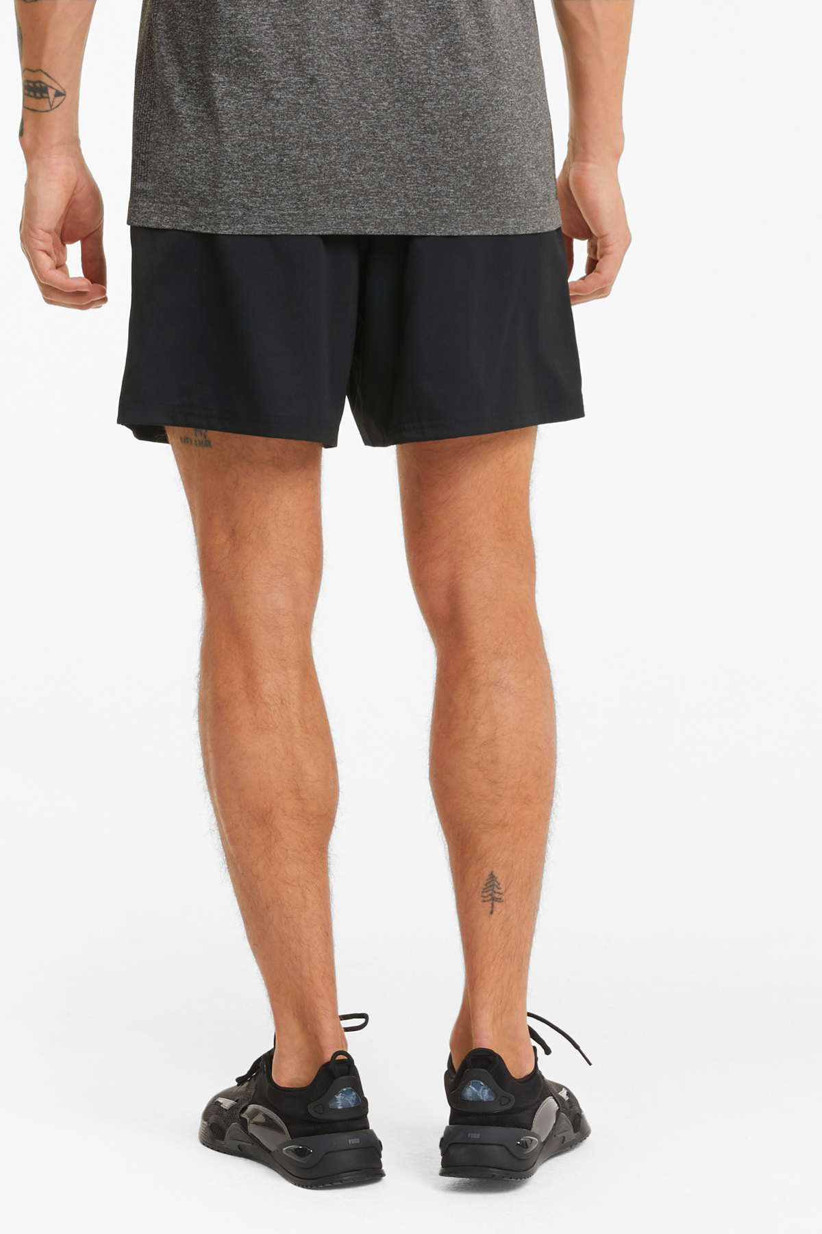 شورت و شلوارک مردانه مشکی پوما | 520317 اورجینال - تصویر 4