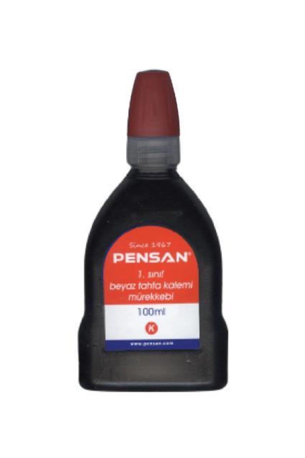 Pensan Tahta Kalemi Mürekkebi Kırmızı 100 ml Tahta Kalem Mürekkep