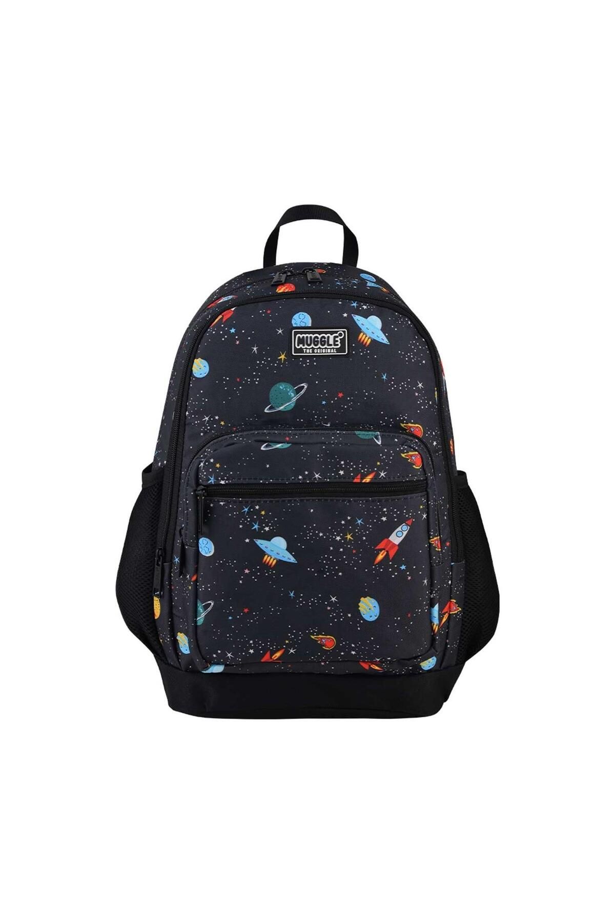 MUGGLE Geantă Galaxy Black - Rucsac Pentru Școala Primară Unisex - One Size