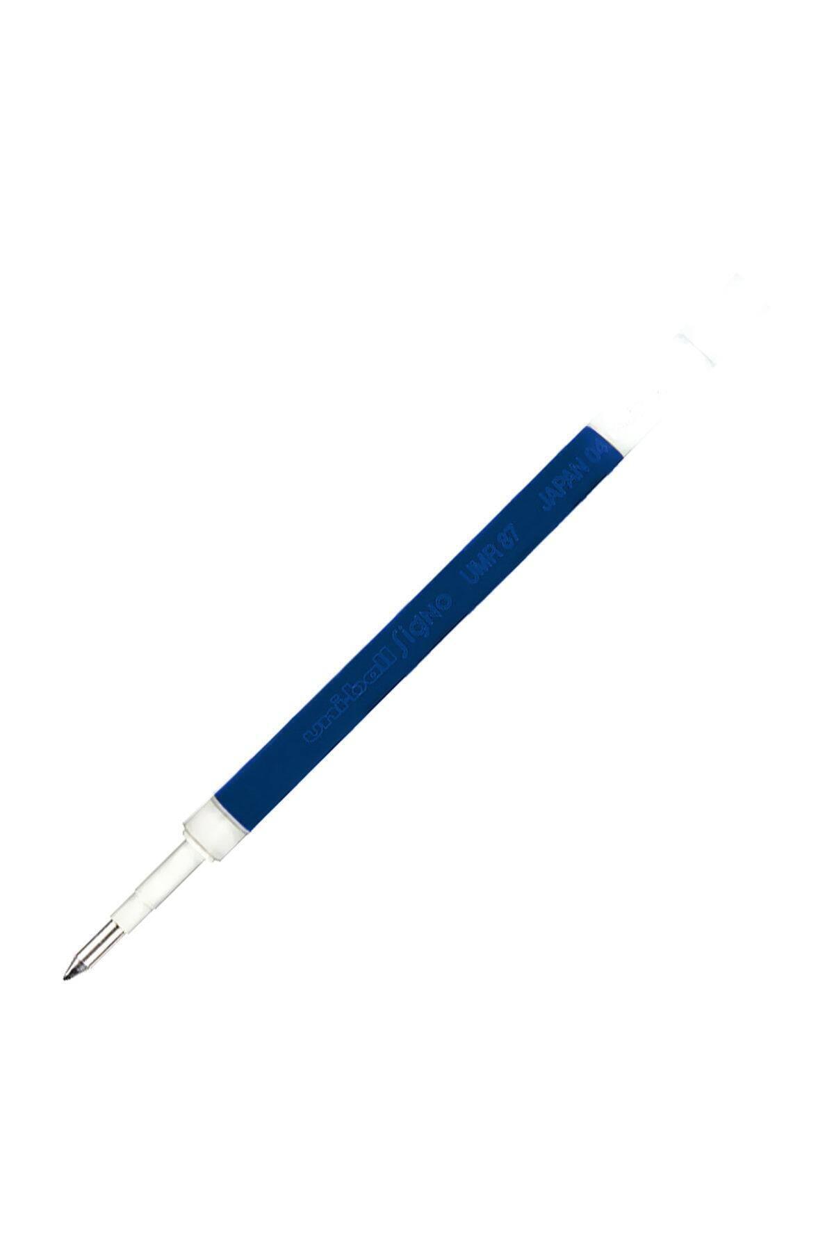 UNİ-BALL Uni-ball Roller Kalem Yedeği Signo 207 Jel 0.7 Mm Mavi Umr-87 (12 Lİ PAKET)