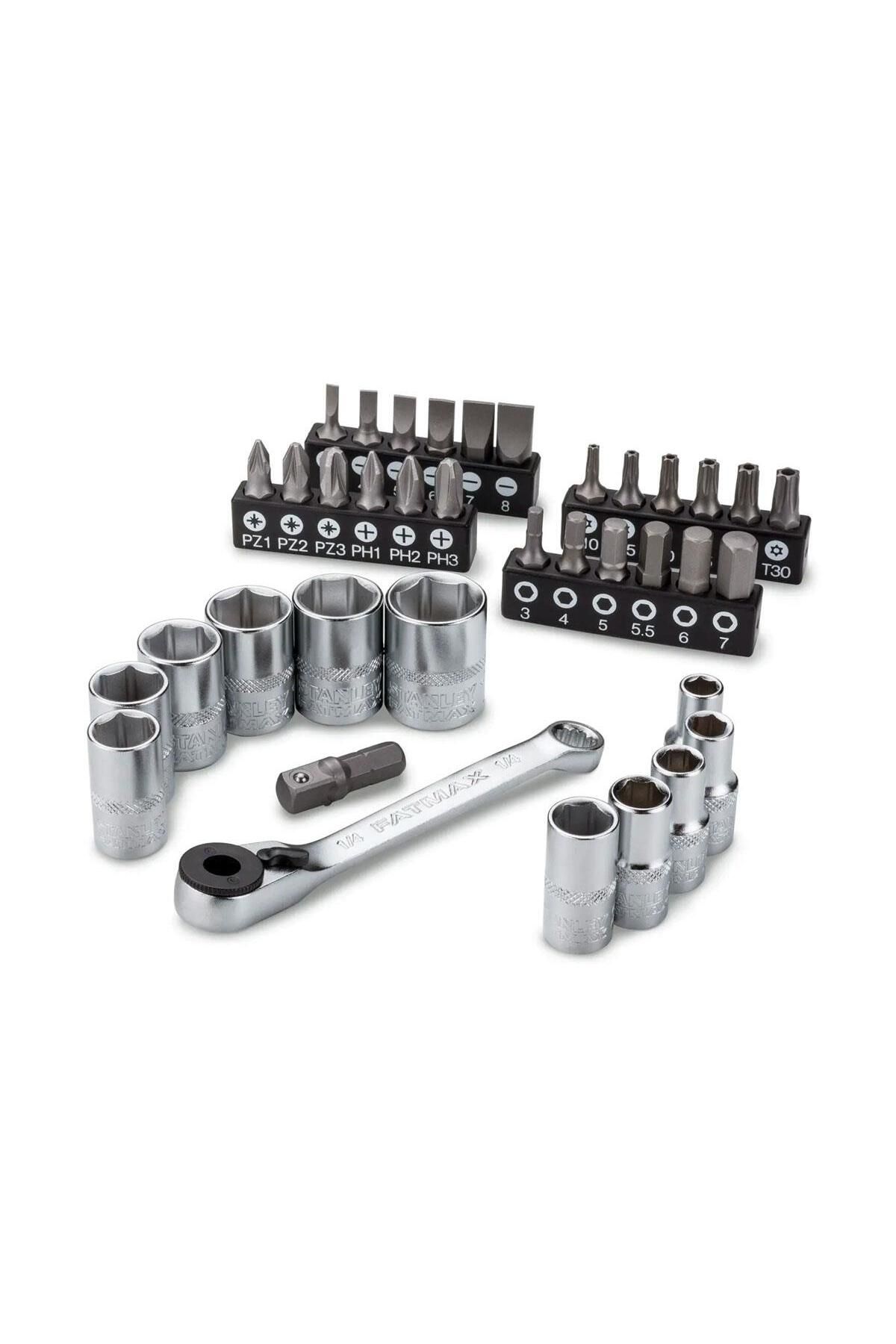 Stanley-Fatmax 1/4" Mini Socket and Bits End Set 37 Pieces 4