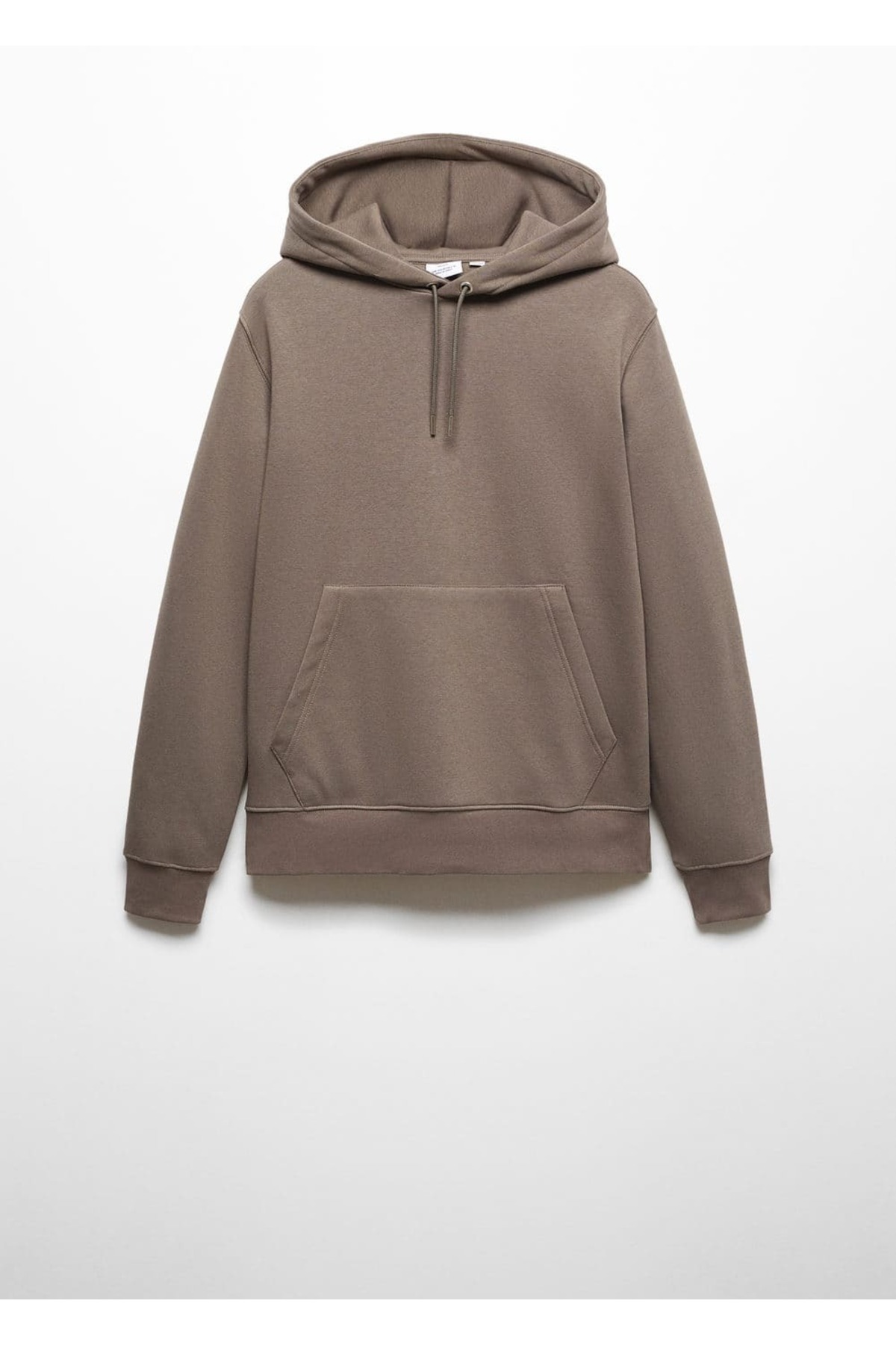 سویشرت مردانه قهوه ای منگوMANGO Man | 67030650 اورجینال - تصویر 3