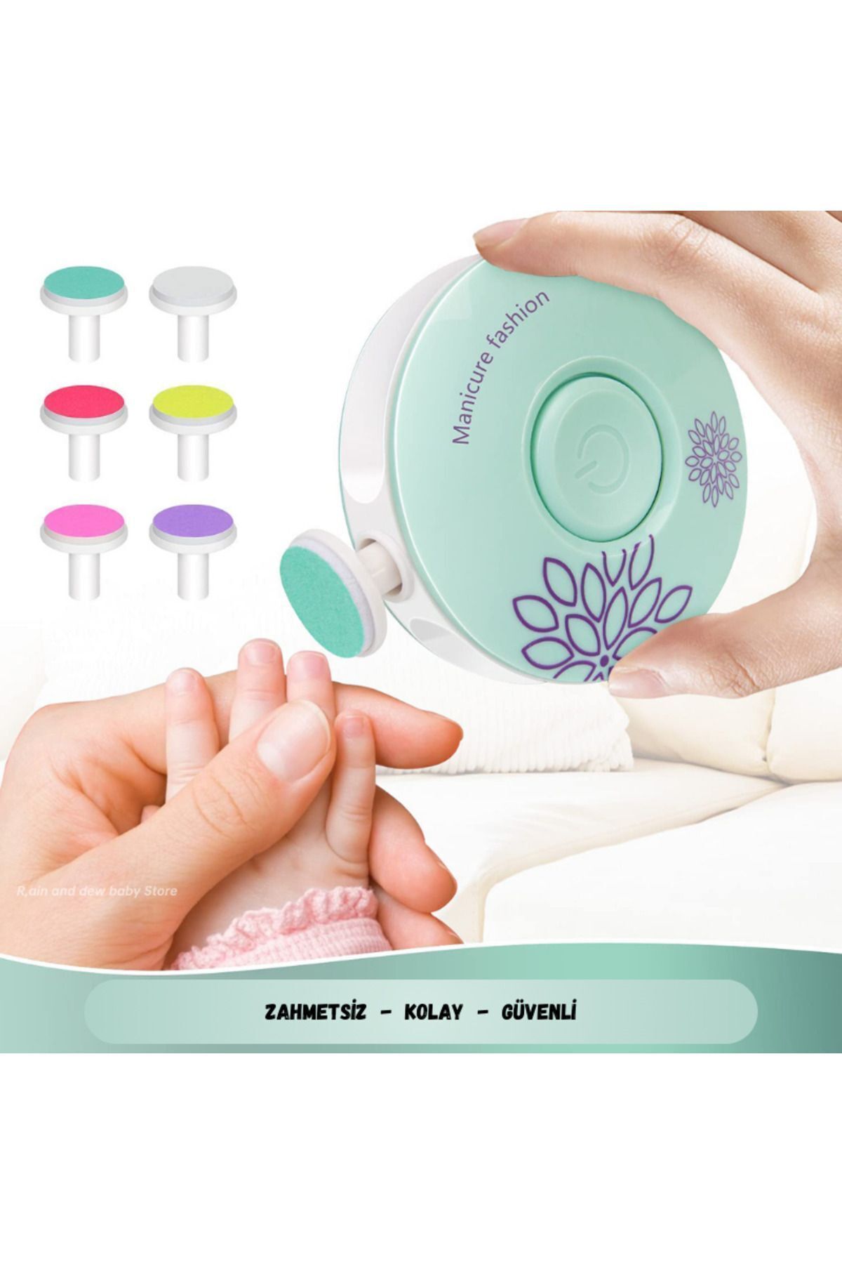 Newborn Baby Child Adult Rotary Battery Operated Nail Clipper Rasp Machine Nail Clipper Baby Care