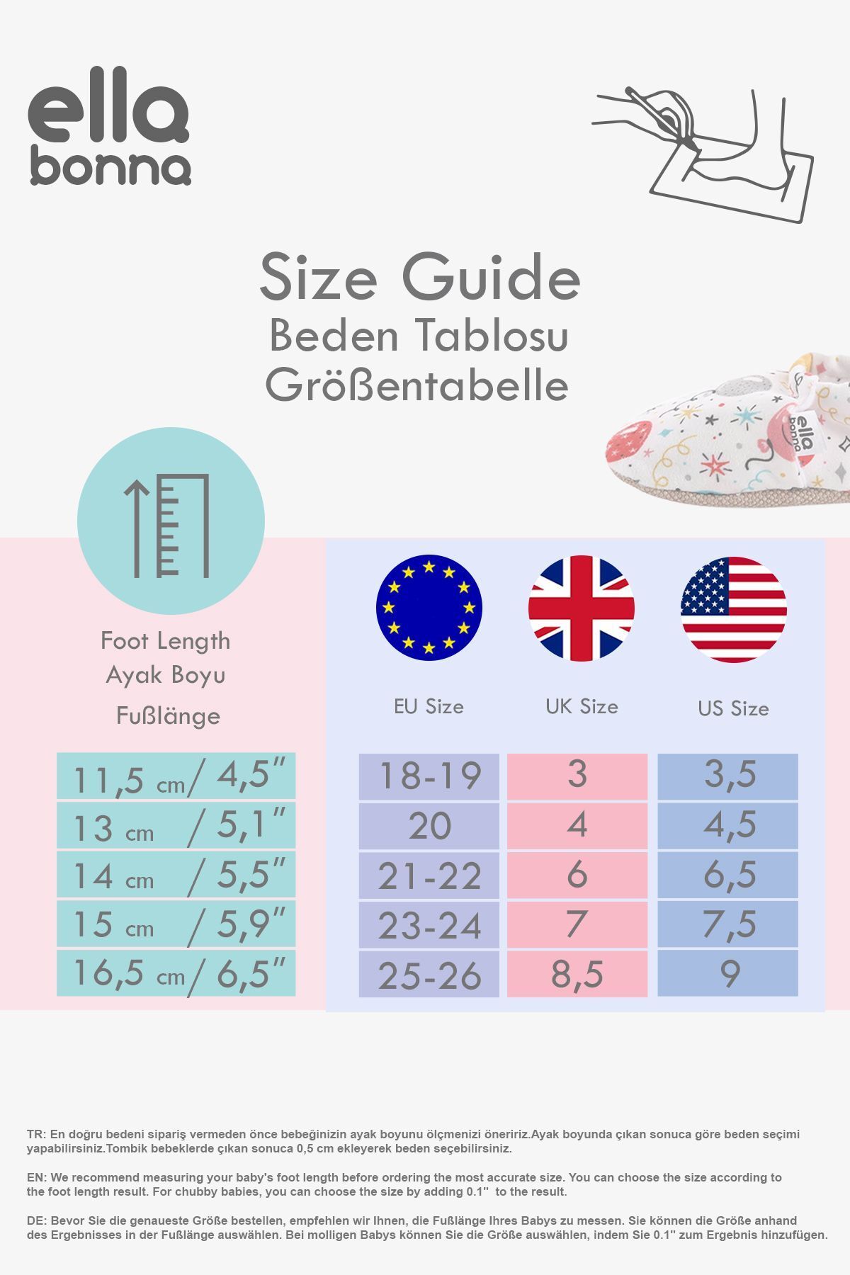 Ella Bonna-Baby-Hausschuhe – rutschfeste Sohle, Cupcake-Hausschuhe, Hausschuhe und Kindergartenschuhe 2