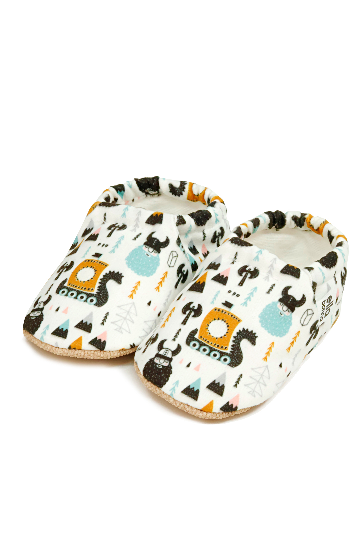 Ella Bonna Kaydırmaz Taban Vikingler Bebek Patik, Ev Botu Terliği Kreş Ayakkabısı Panduf