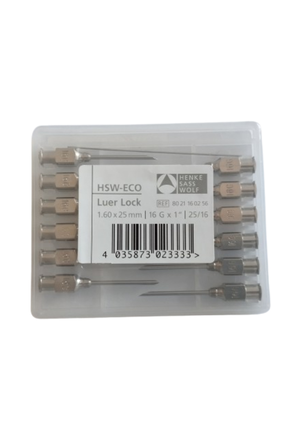 Henke ÇELİK ENJEKTOR UCU 16G X 1" 1 PAKET (12 ADET)