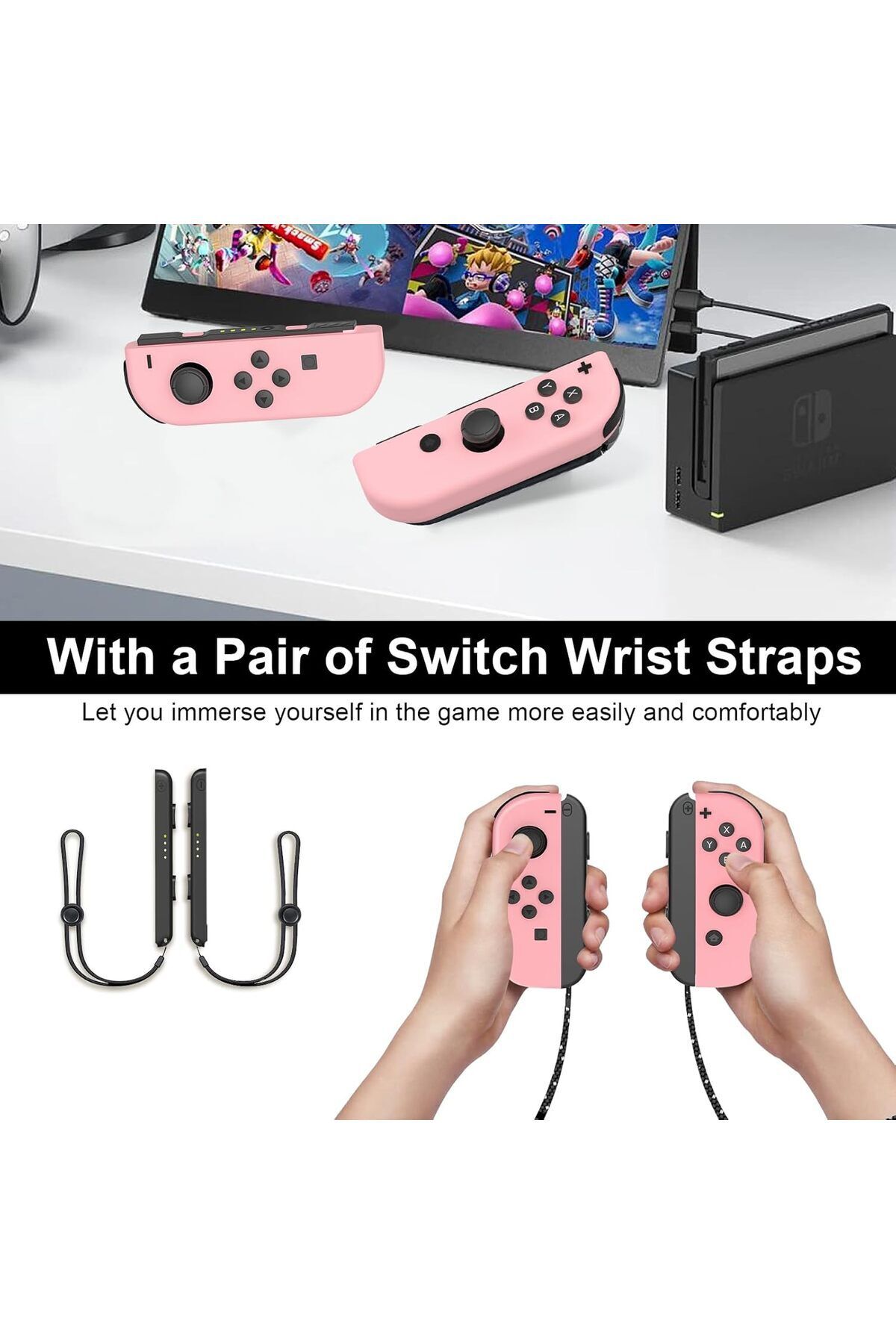 Switch Joy-Con Controller Oyun Konsolu Kumandası, Oyun Kolu 3