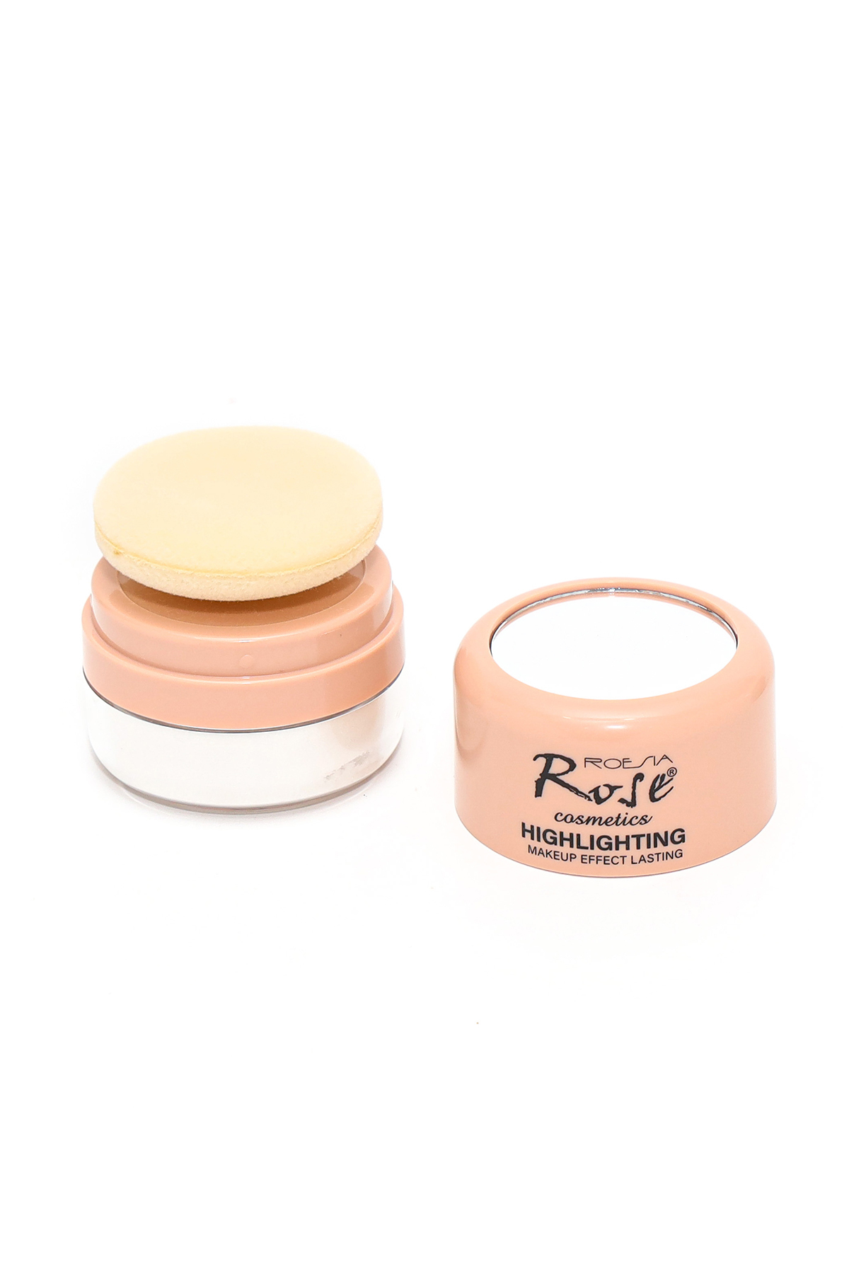 Roesıa Rose Cosmetics Rose Aynalı, Süngerli Toz Aydınlatıcı & Hıghlıghter