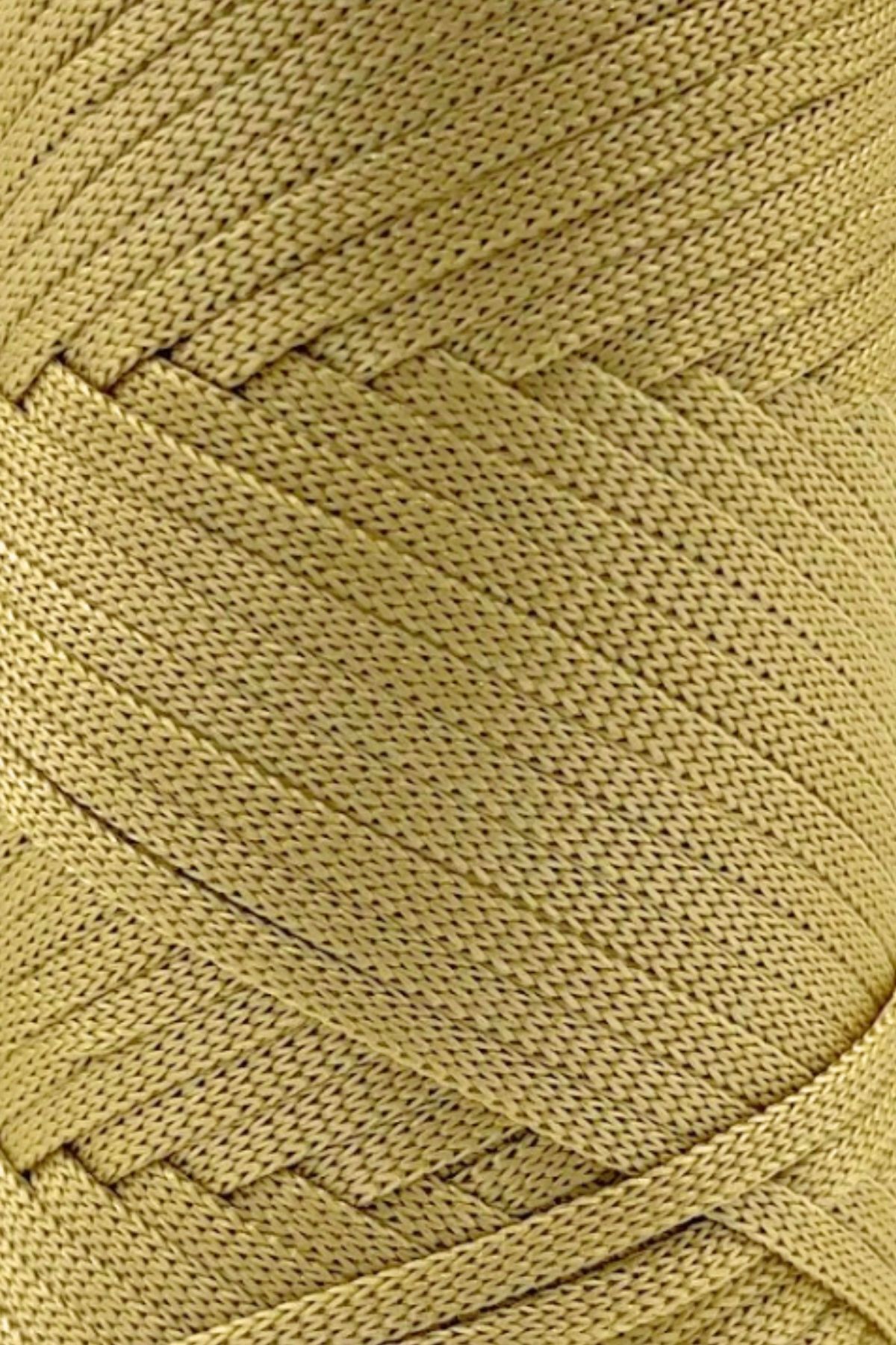 SENSY-Premium Polyester Ribbon - 200gr Macrame Bracelet String Bag Supla Hobby String Mustard 2