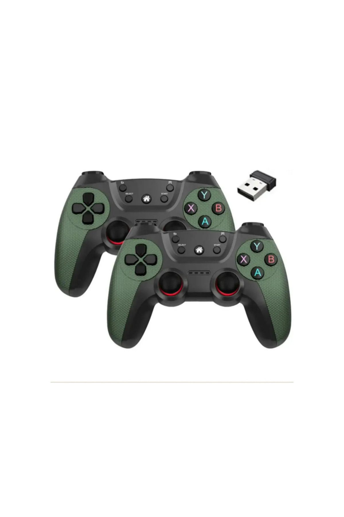 VOOKA Joystick Gamepad Çiftli TV PC Uyumlu Oyun Konsolu 2.4G Gamepad Double Joystick Doungle