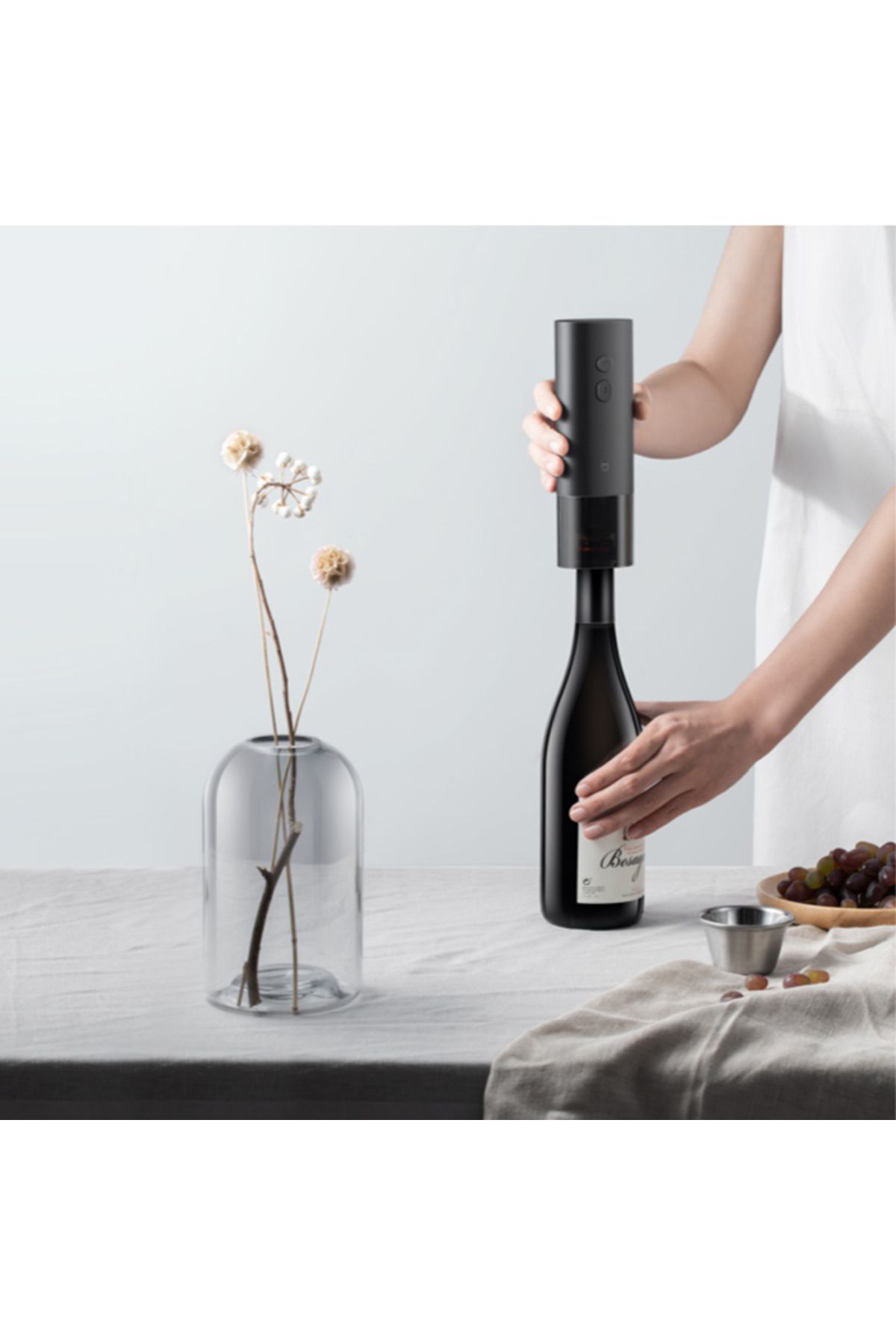 Choice-2023 New XIAOMI MIJIA Electric Wine Opener Automatic Bottle Cap Opener For Wine Corkscrew Machine 5