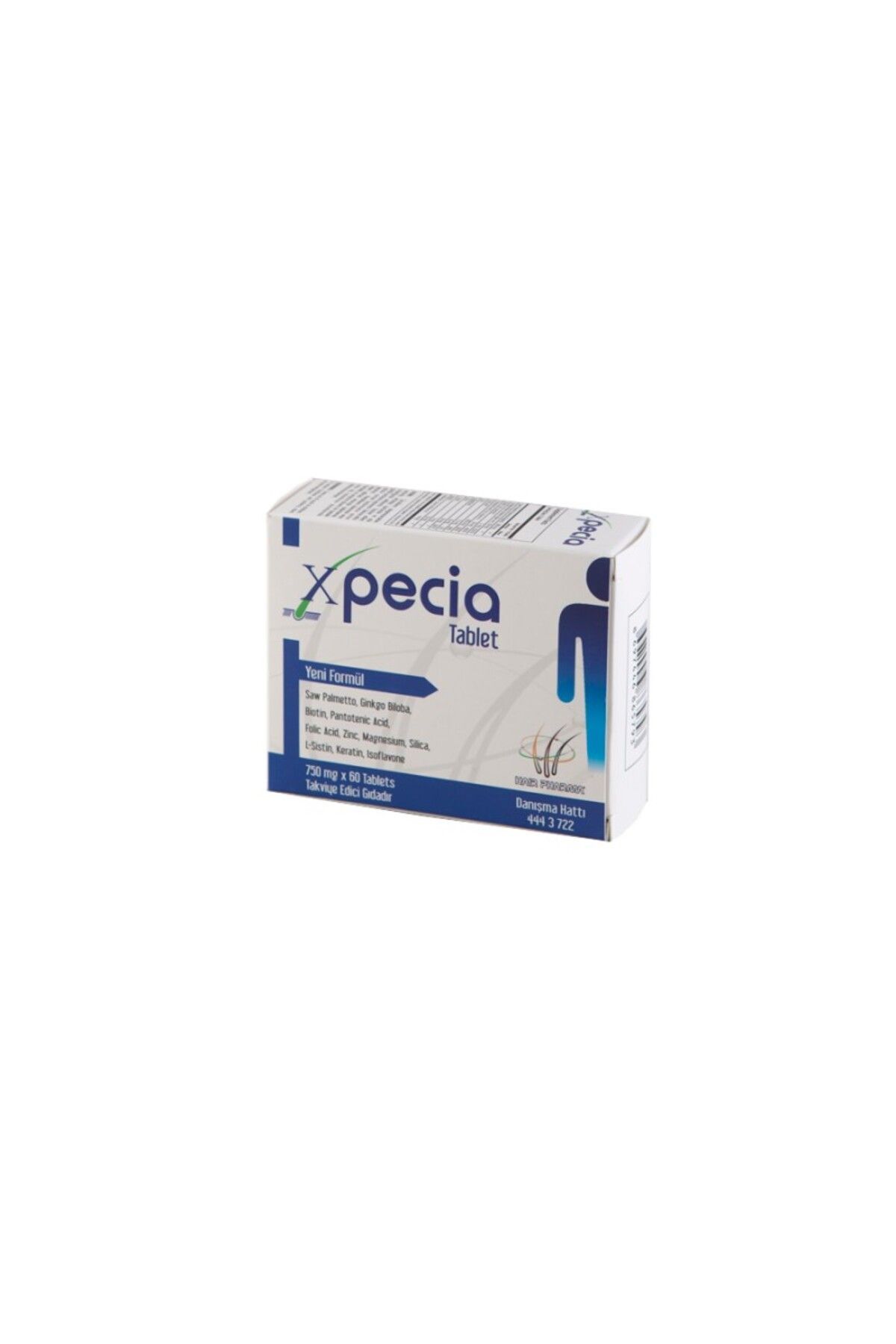 Hair Pharma Xpecia Erkek 60 Tablet — HAI865793DL
