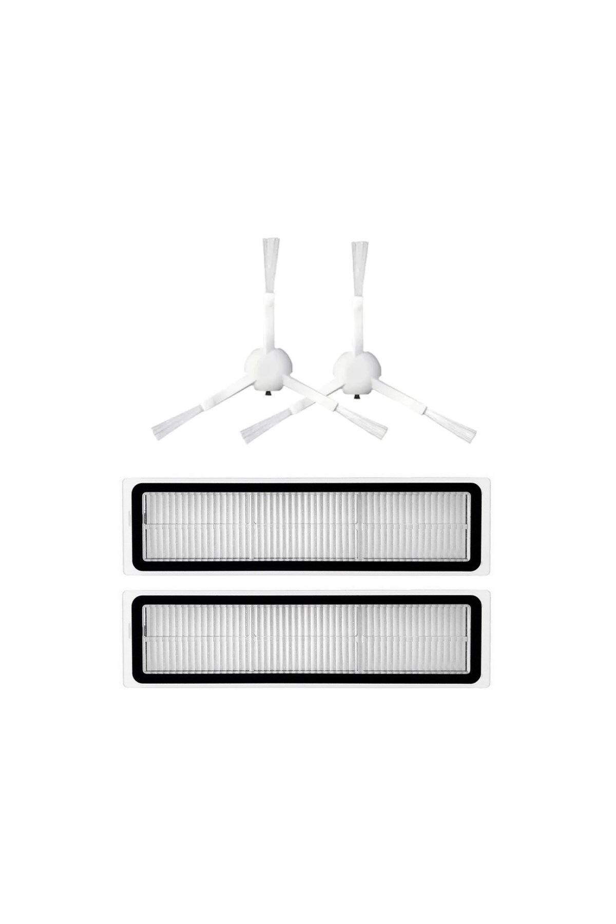 Vestel V-Bot Pro B Replacement Hepa Filter and Side Brush (4 Pieces)