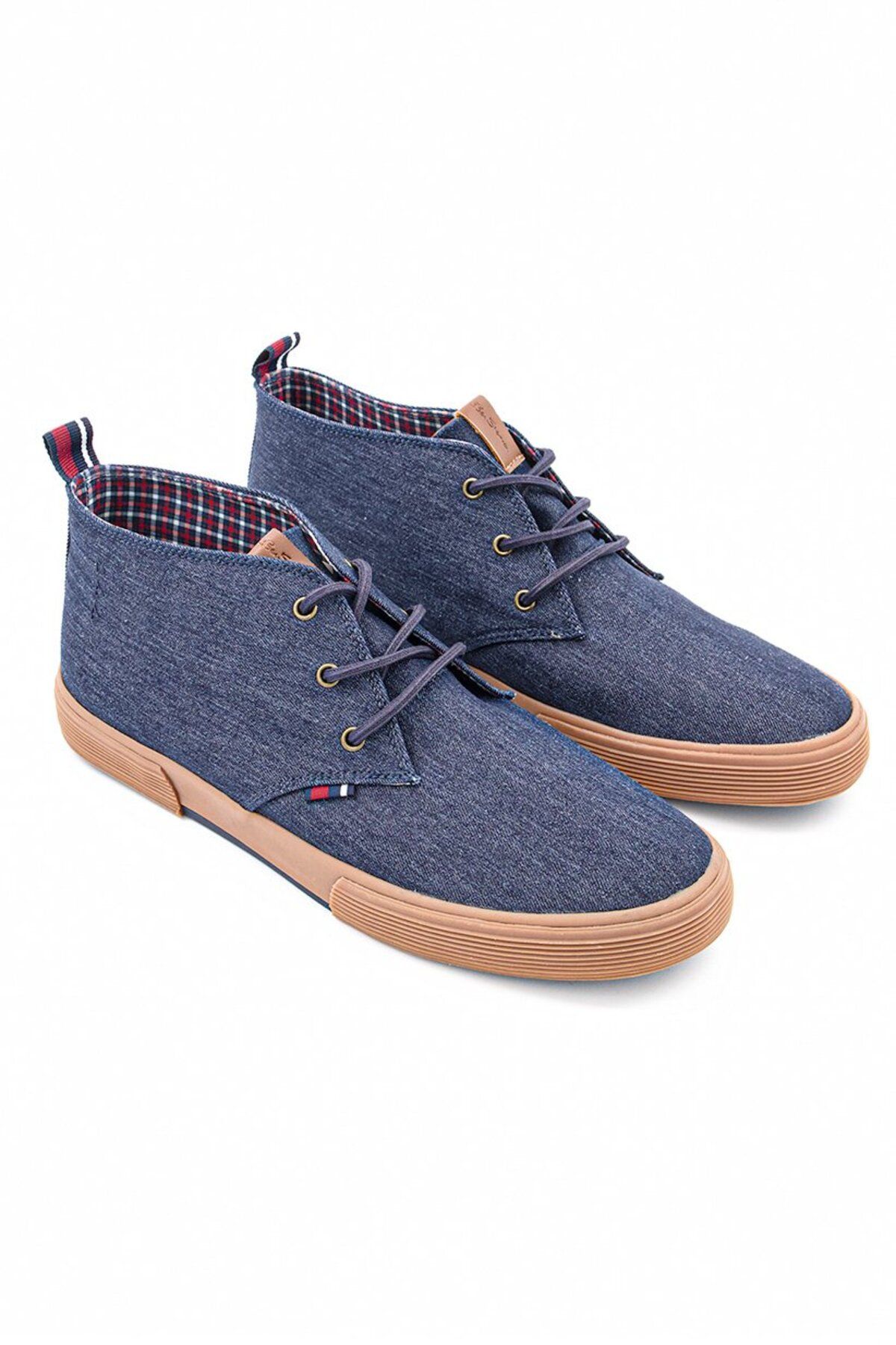 Ben Sherman Men Lace Up Bristol Chukka Casual Shoes Navy Trendyol