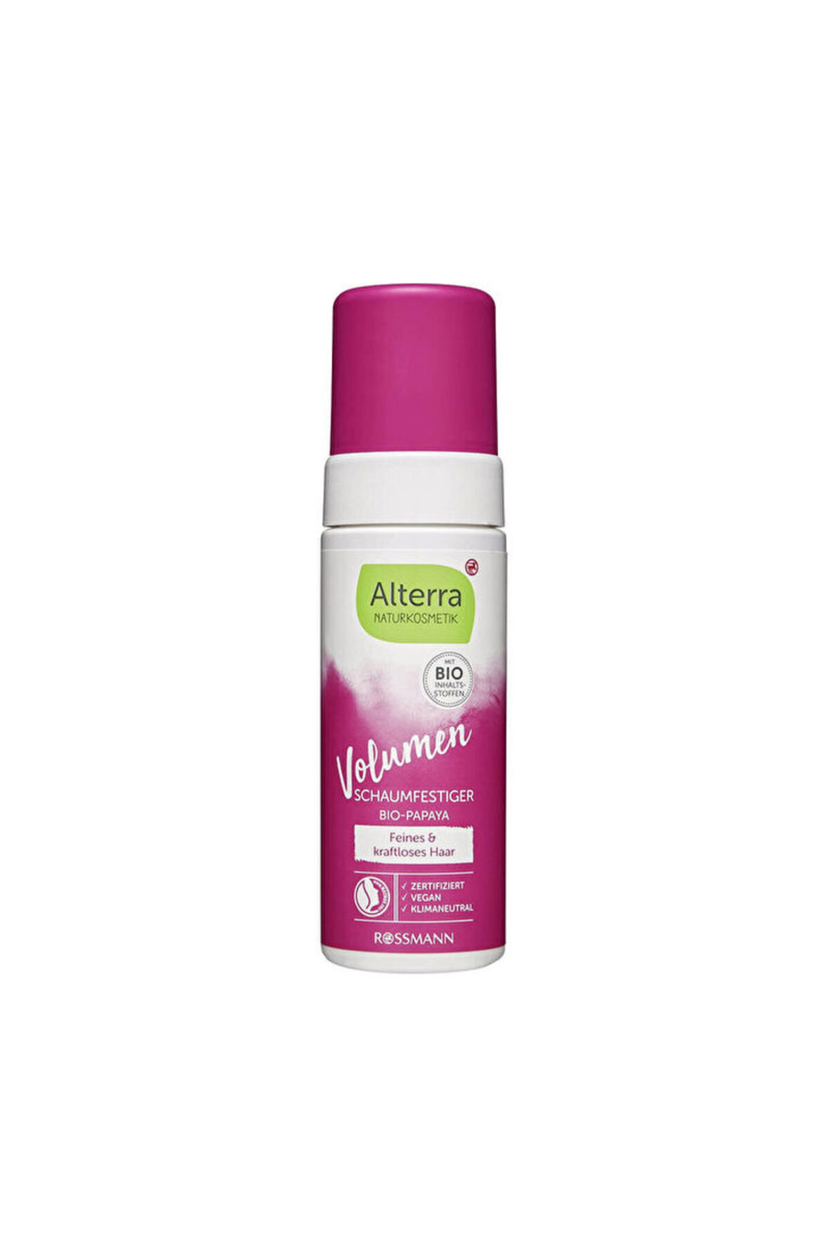 Alterra Saç Köpüğü Organik Papaya & Bambu Ekstresi İçeren Hacim Sağlayıcı 150 ml — ADAMER000560