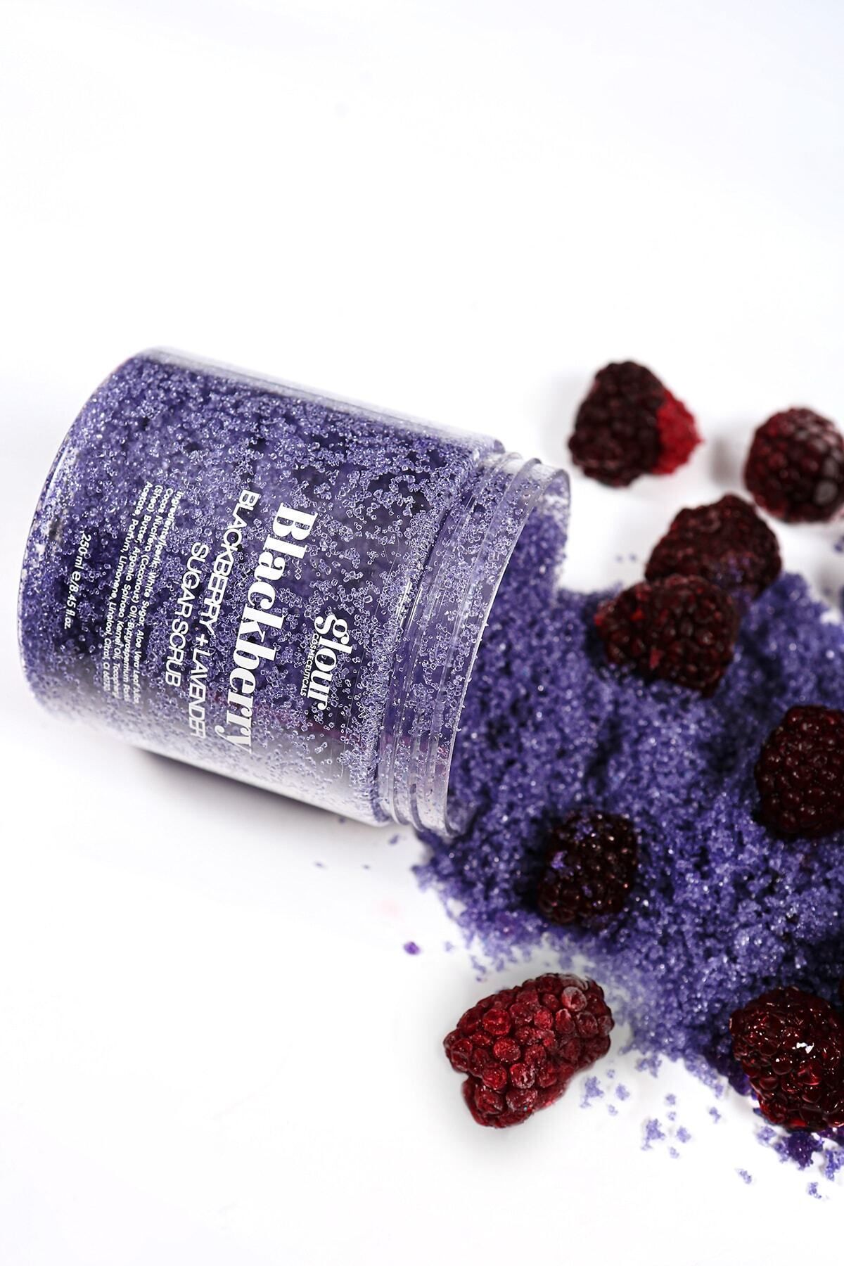 GLOUR-Revitalizing and Moisturizing Raspberry & Blackberry Peeling and Body Yogurt Set 5