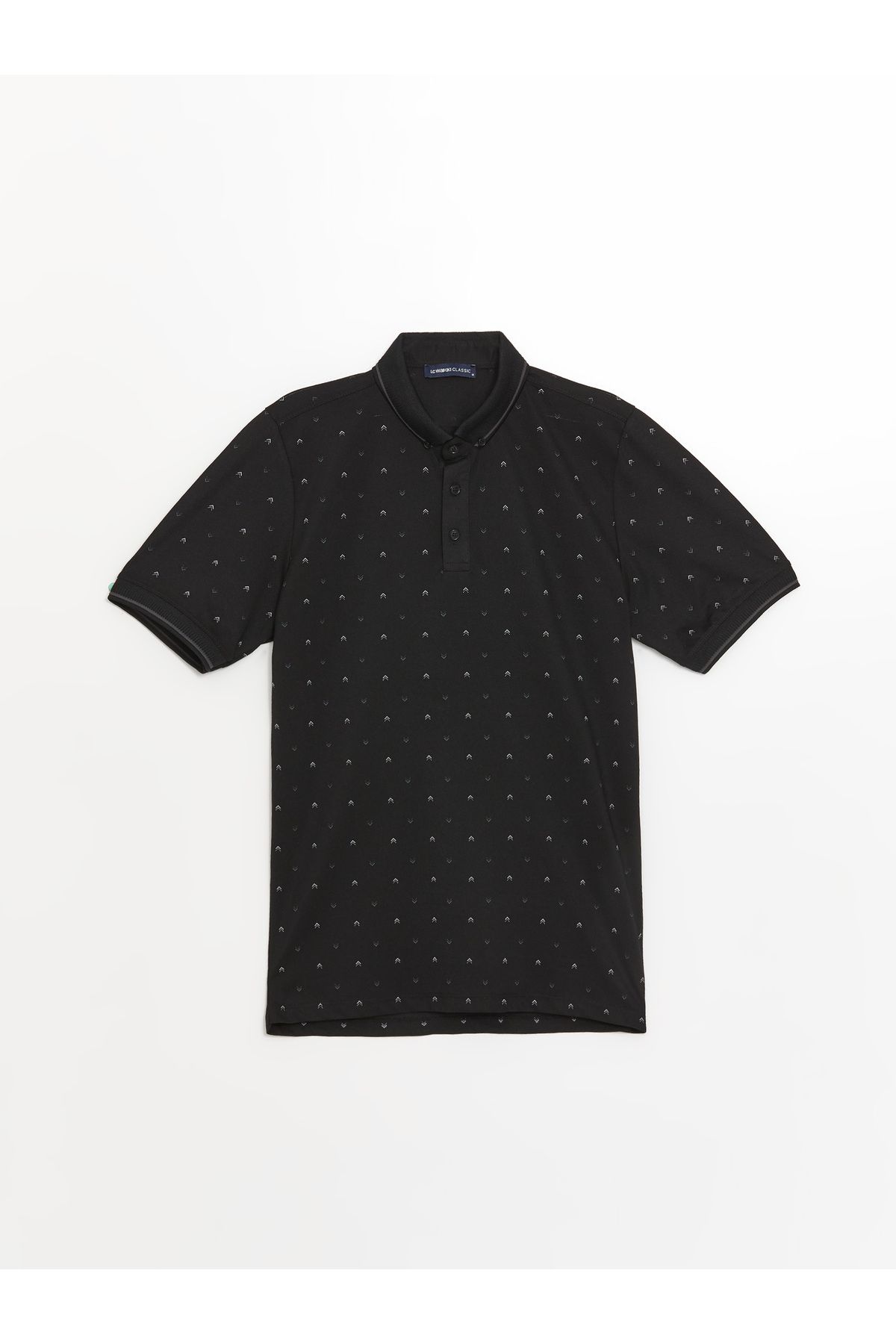 LC Waikiki-Pique Patterned Polo Collar Men's T-Shirt - Short Sleeve 5
