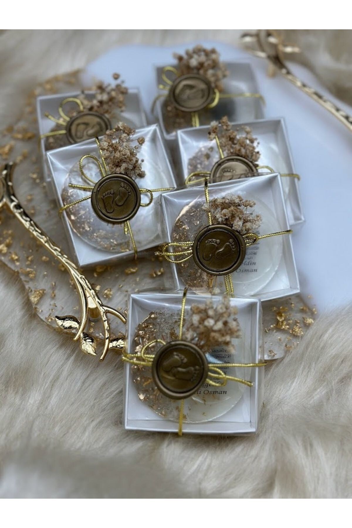 Mirabella Gift Ayetel Kürsi 20 Adet Süslemeli Kutulu Mıknatıslı Magnet Söz Nişan Kuran Hatırası fotoğrafı 4 (önizleme)