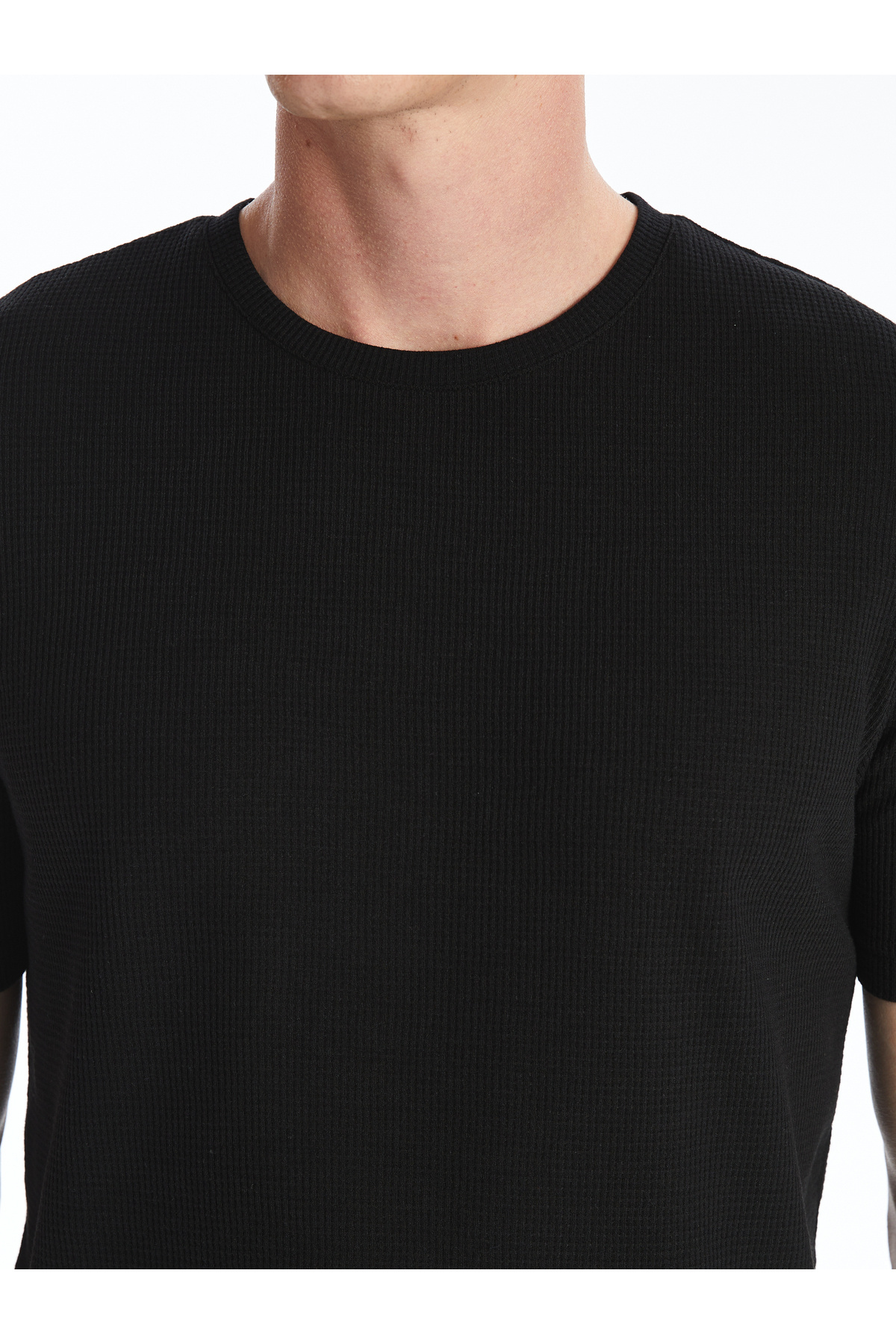 تیشرت مردانه خاکستری ال سی وایکیکی | S4GL79Z8 اورجینال - تصویر 4