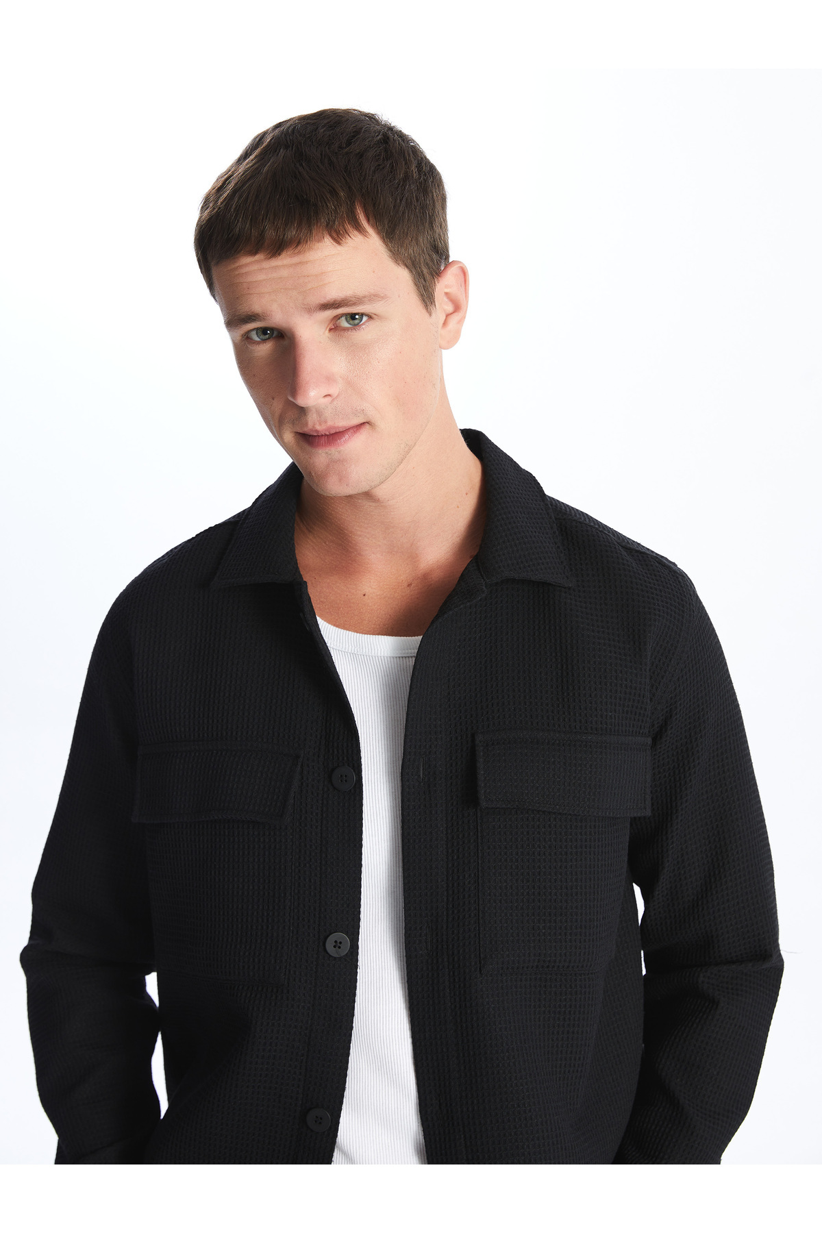 LC Waikiki-Herren-Hemdjacke – reguläre Passform, lange Ärmel 2