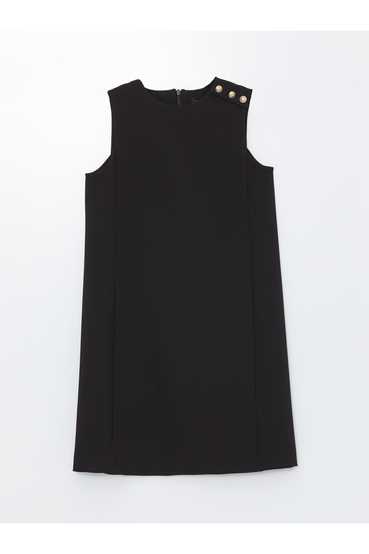 LC Waikiki-Women's Straight Dress with Crew Neck 6