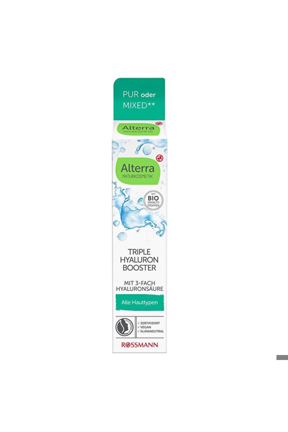 سرم پوست سرمی صورت هیالورون تقویت کننده سه گانه 15 میل Alterra