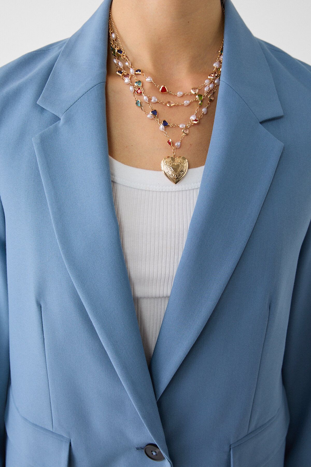 Stradivarius-Regular fit blazer - Relaxed fit 4